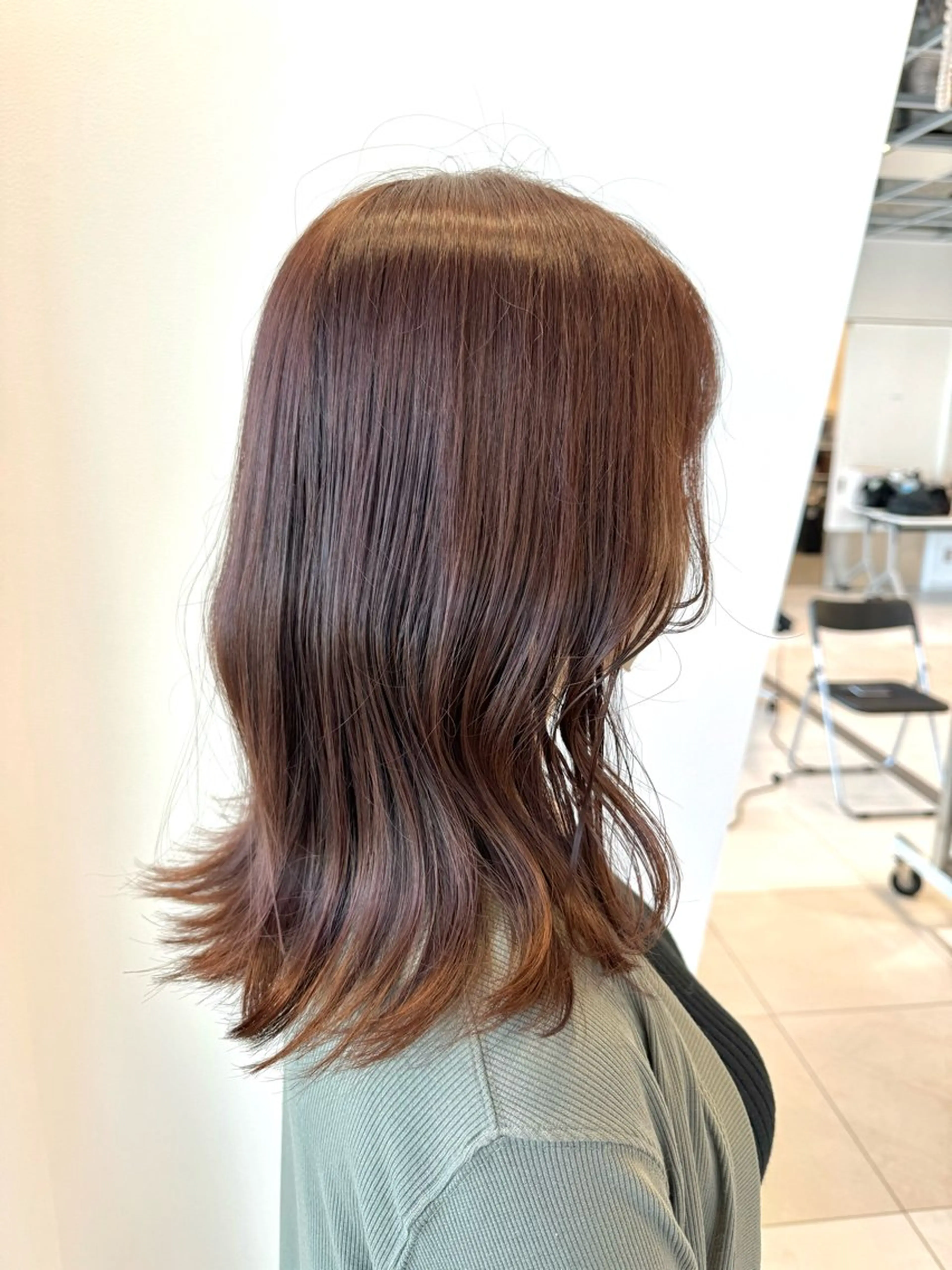 カラー ブラウンカラー ピンクカラー Ayuki /福岡美容室のヘアスタイル