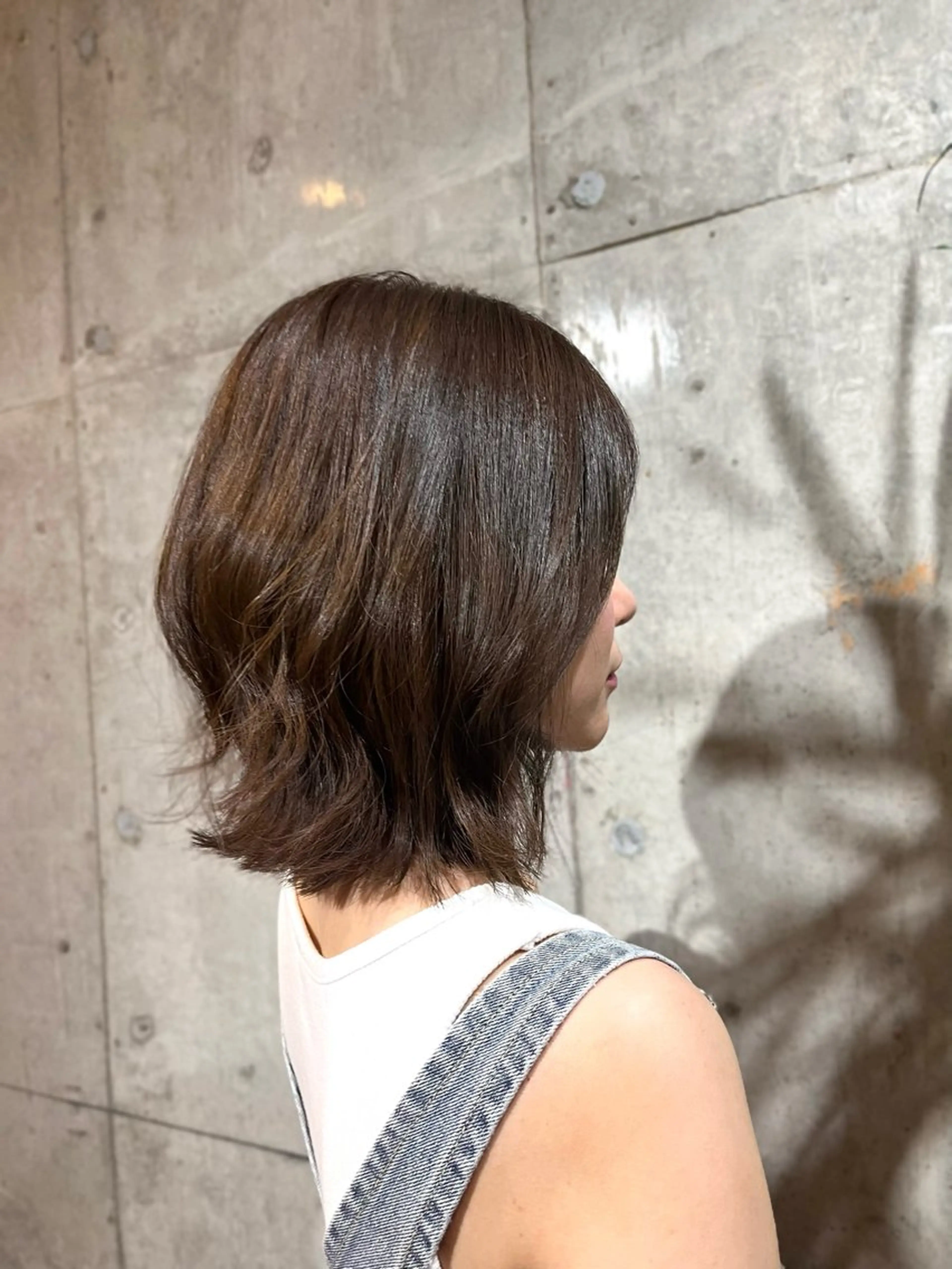ショート ボブ レイヤーカット mizo /ケアカラー/登戸のヘアスタイル