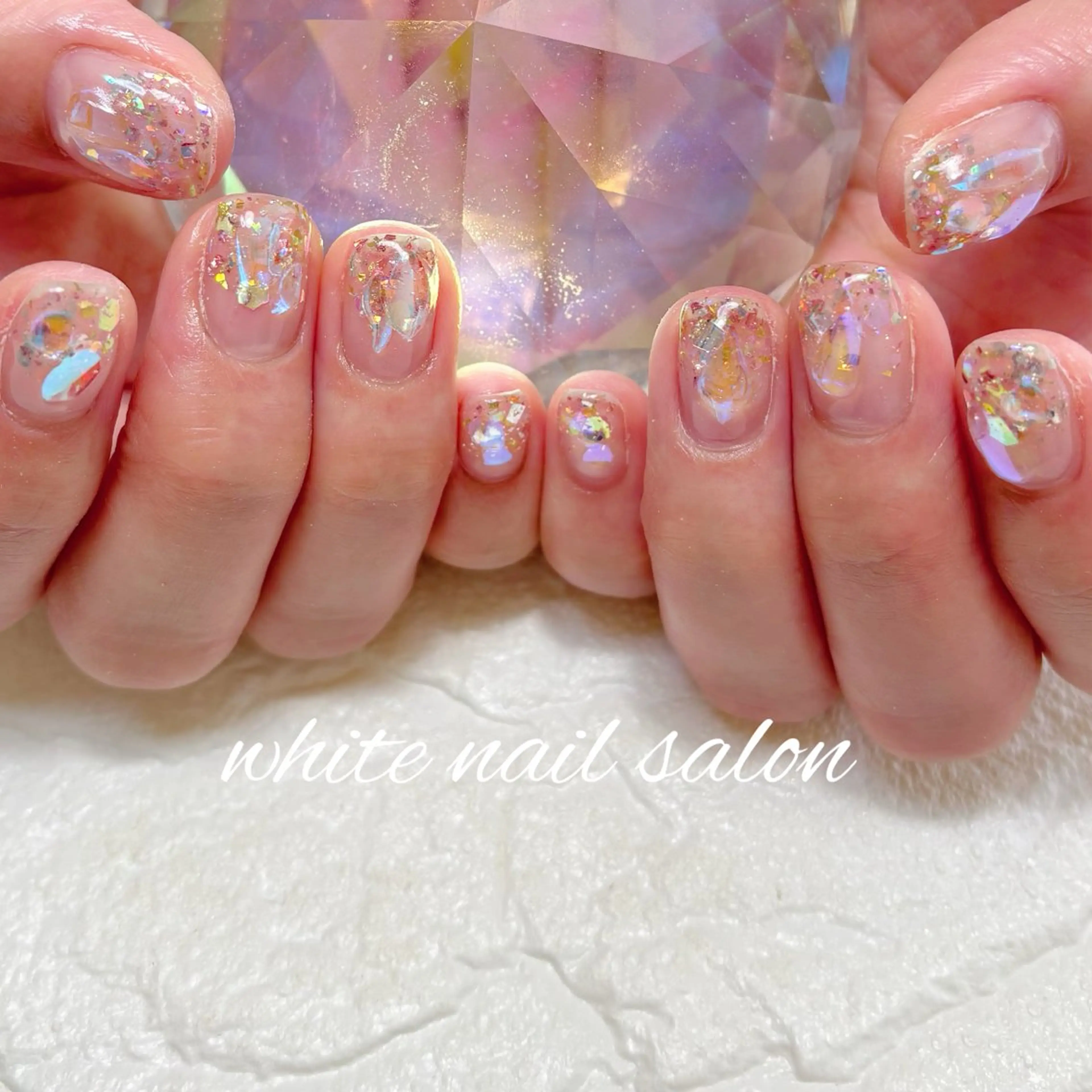 ネイル フットネイル ハンドネイル white nail salonのネイルデザイン