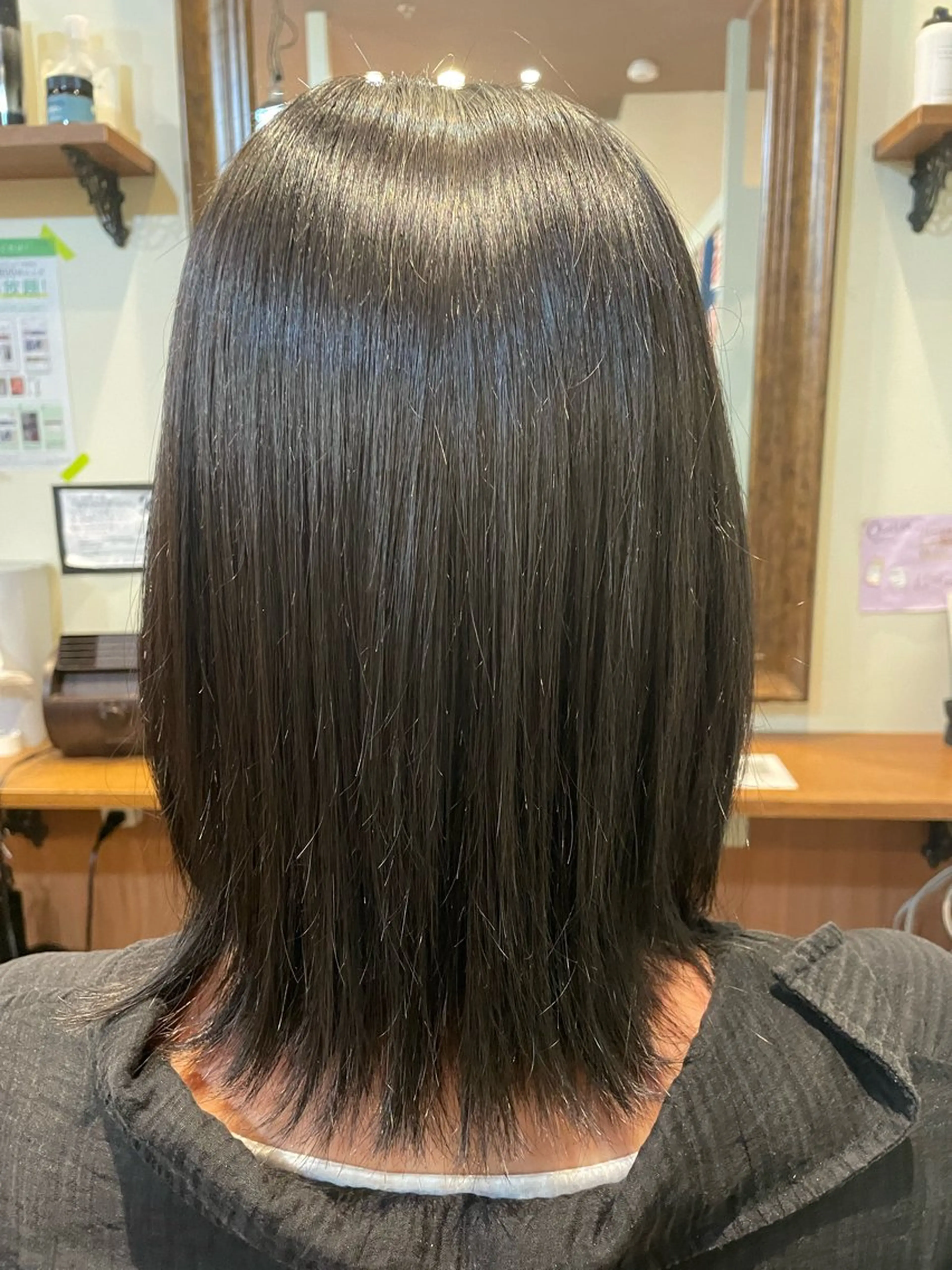 ミディアム 縮毛矯正 ユニカバイミリー MISAKI🫧のヘアスタイル