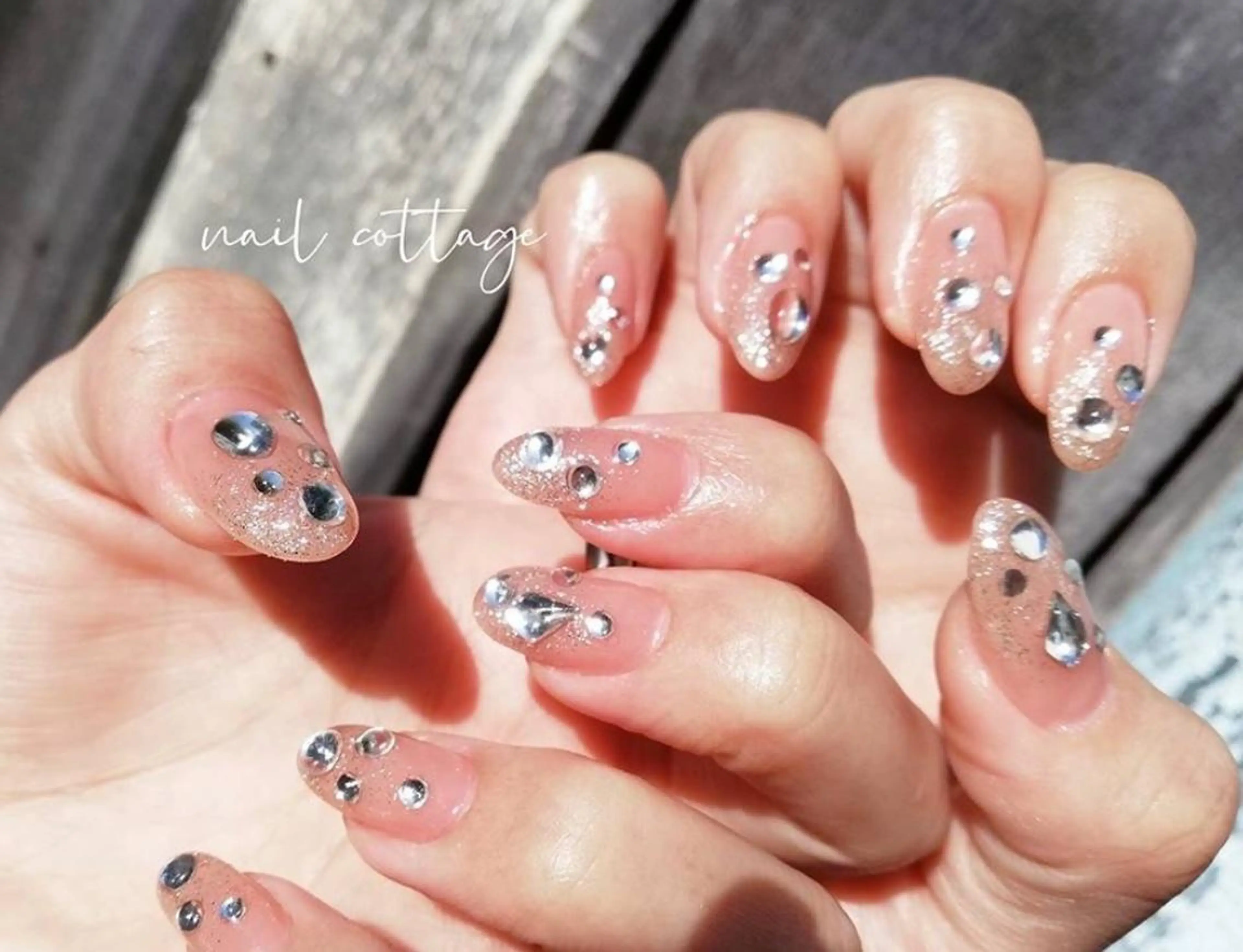 ネイル 氷ネイル・うるうるネイル Nail cottageのネイルデザイン
