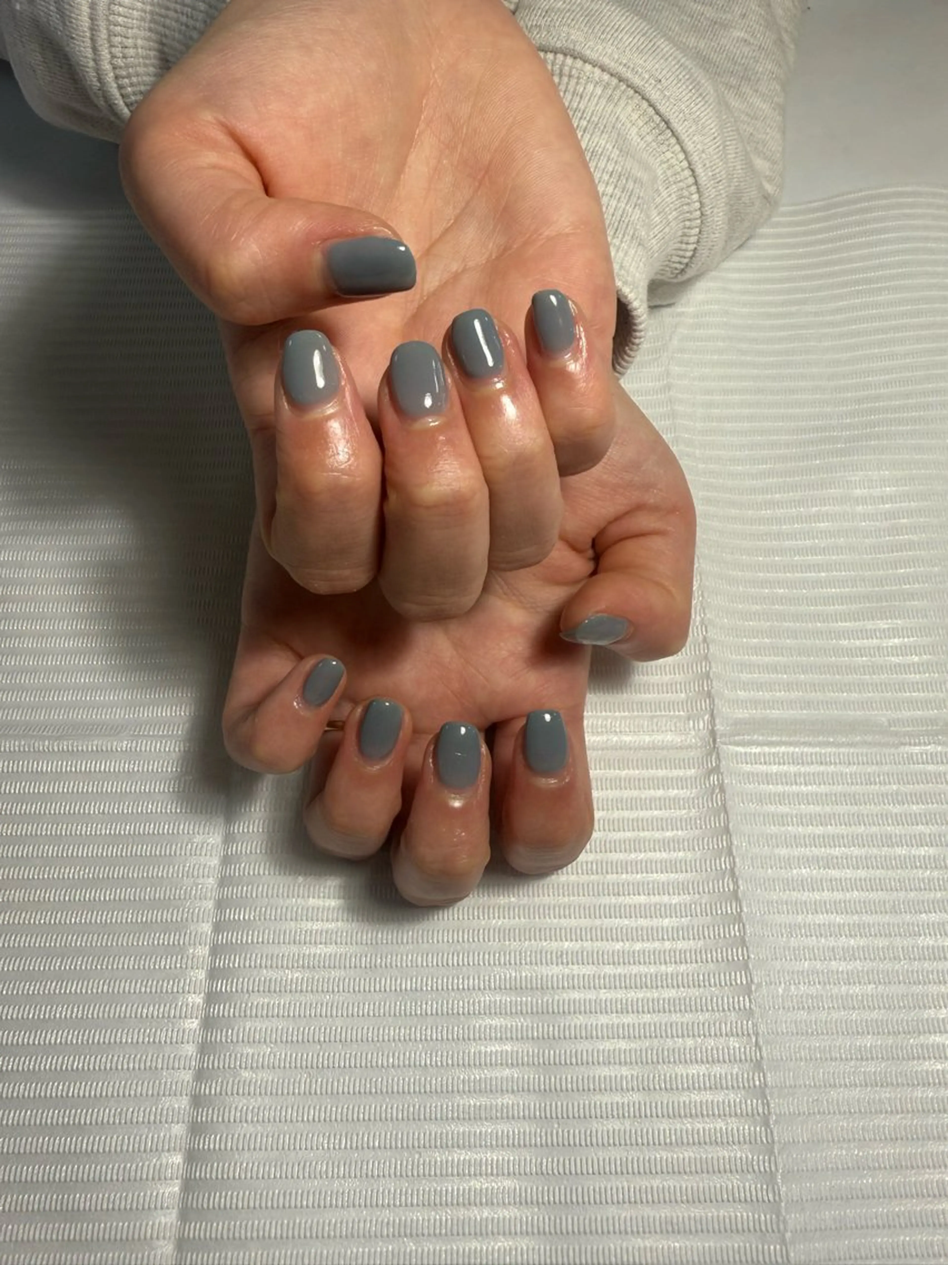 ネイル ワンカラーネイル m.nail所属・梁原 恵のネイルデザイン