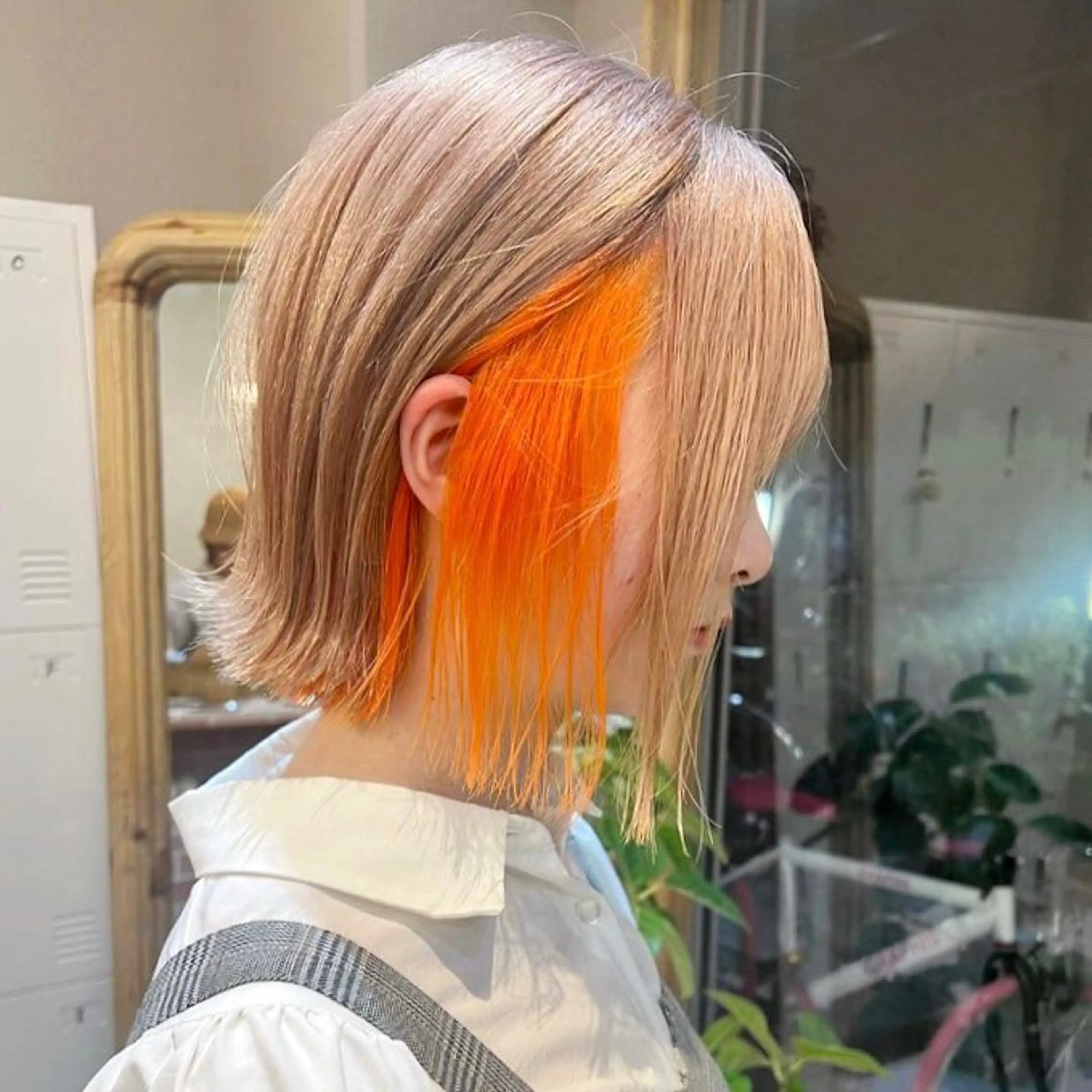 ショート カラー インナーカラー ハイトーン mamiのヘアスタイル