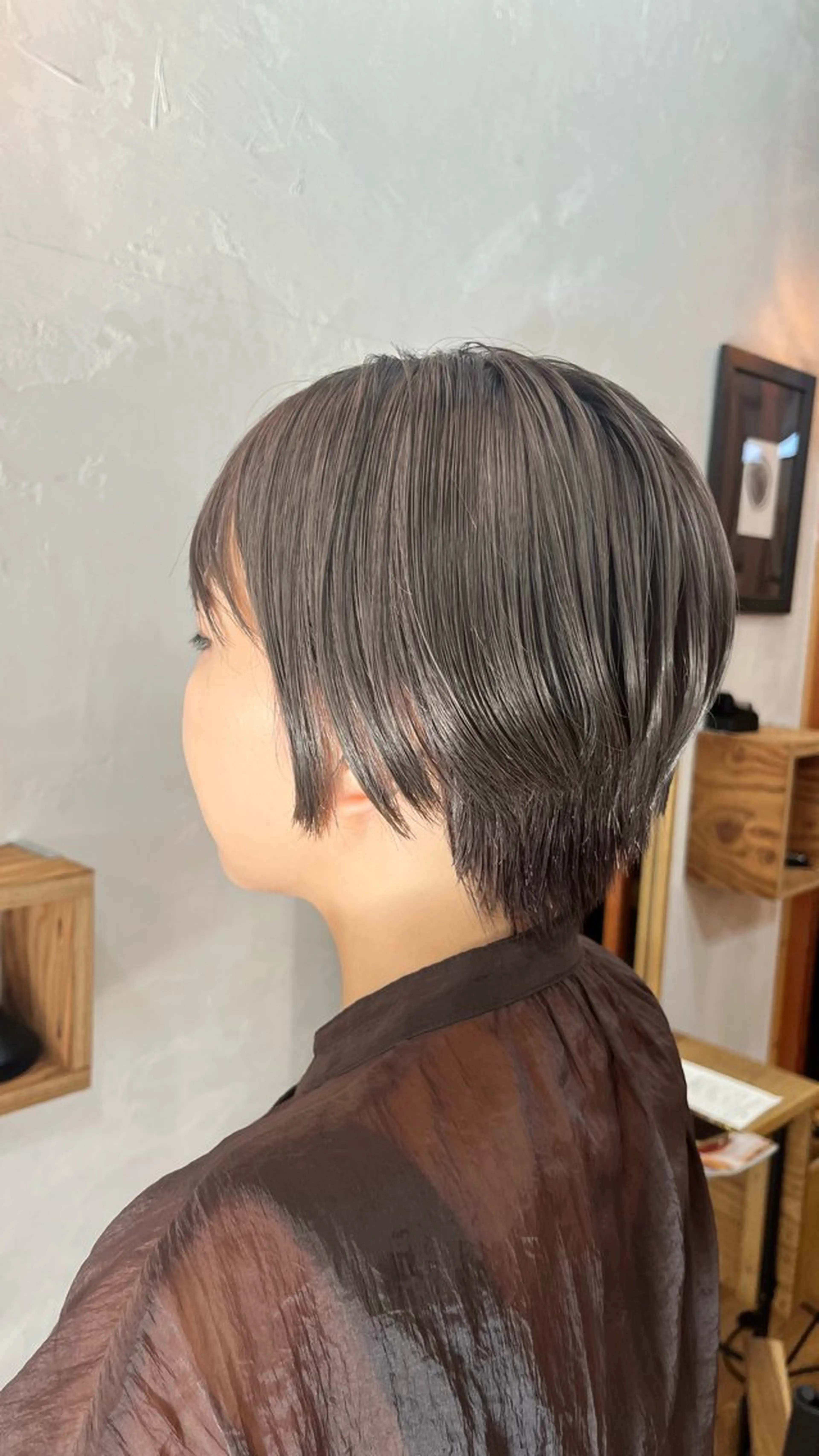 ショート カラー ヘアカラー トリートメント reika 🩰のヘアスタイル