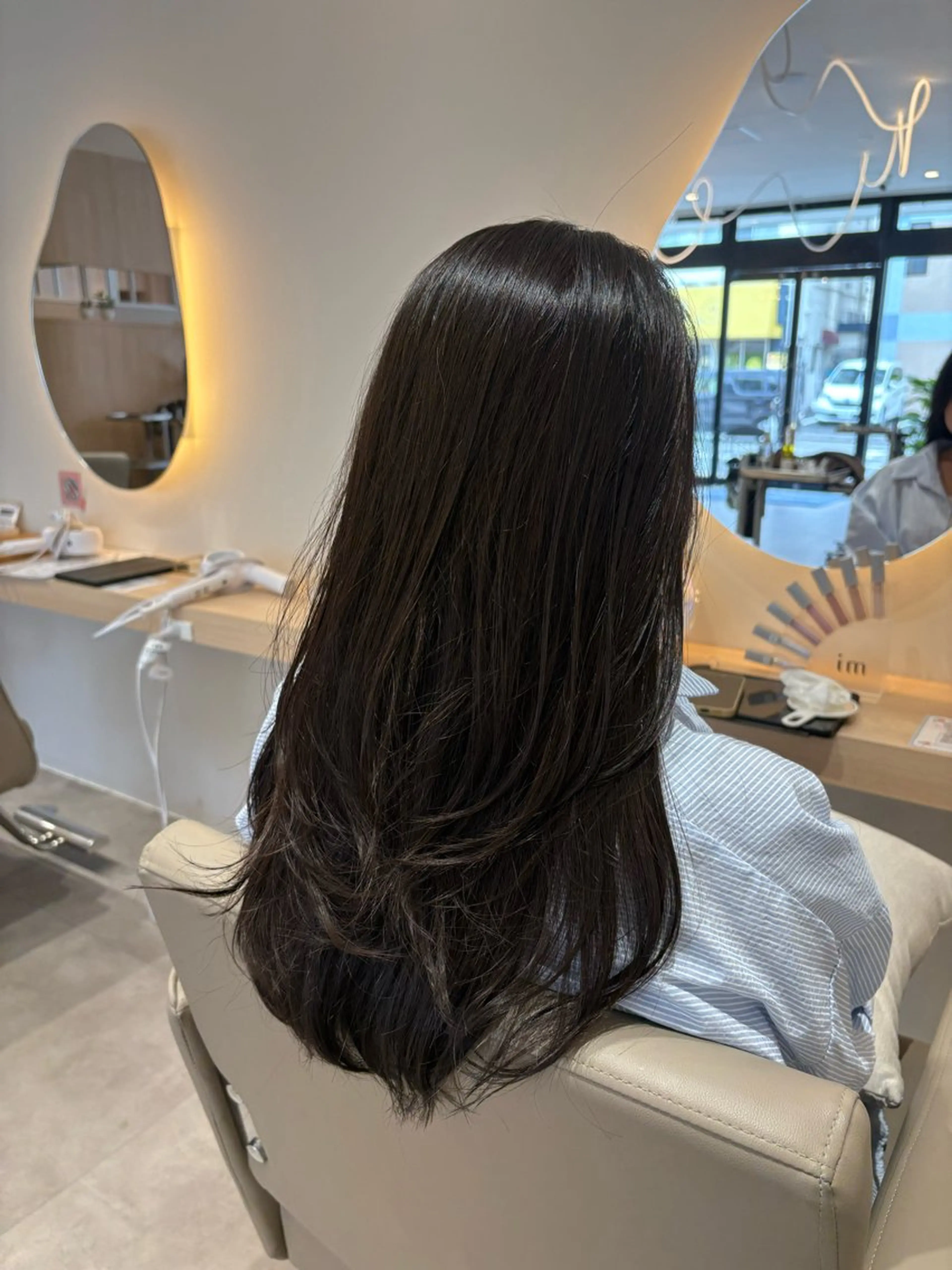 ロング カラー カット ヘアカラー レイヤー/透明感/髪 質改善/メンズ/佐藤のヘアスタイル