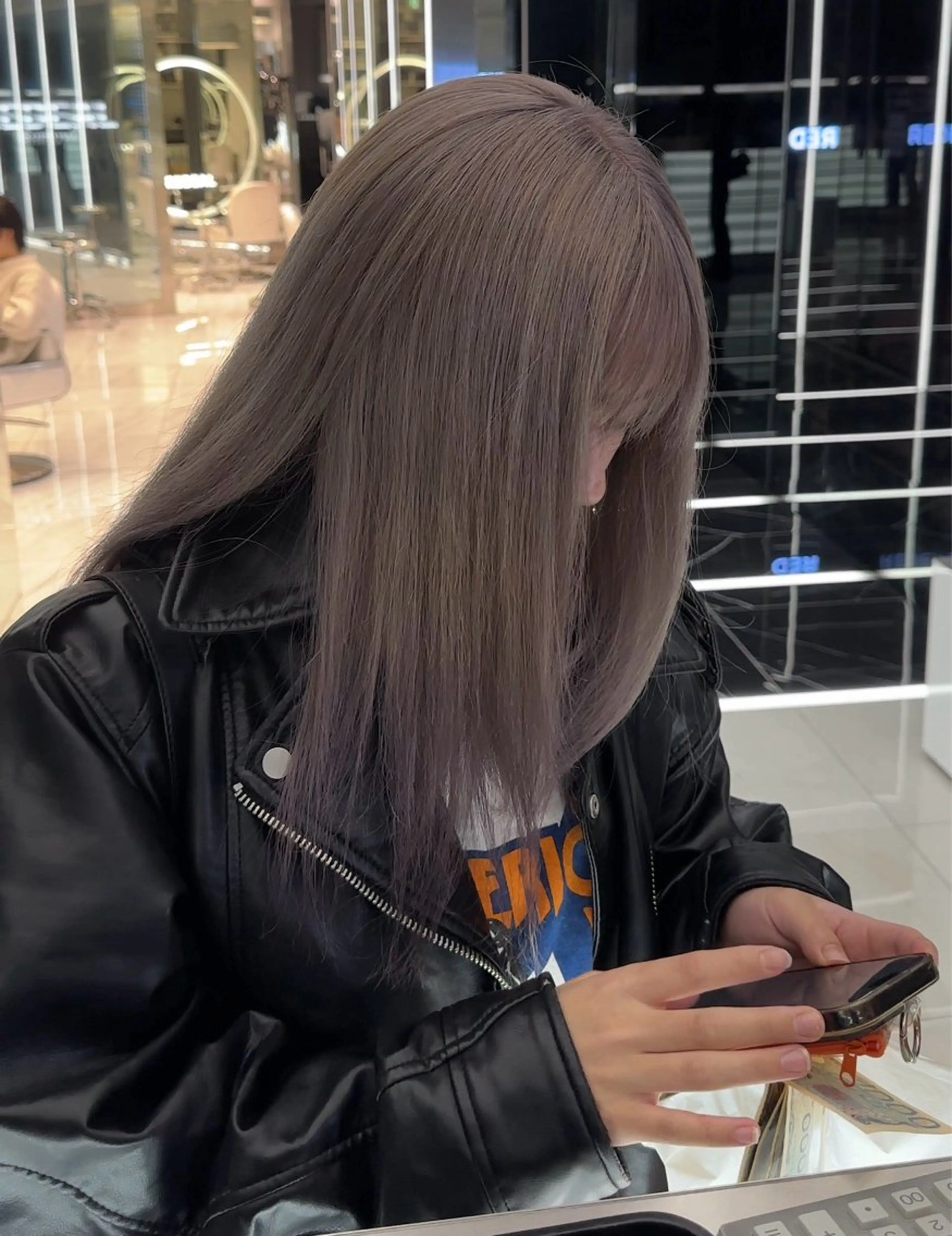 ロング カラー ヘアカラー りょうへい/ 全頭ブリーチ/渋谷のヘアスタイル