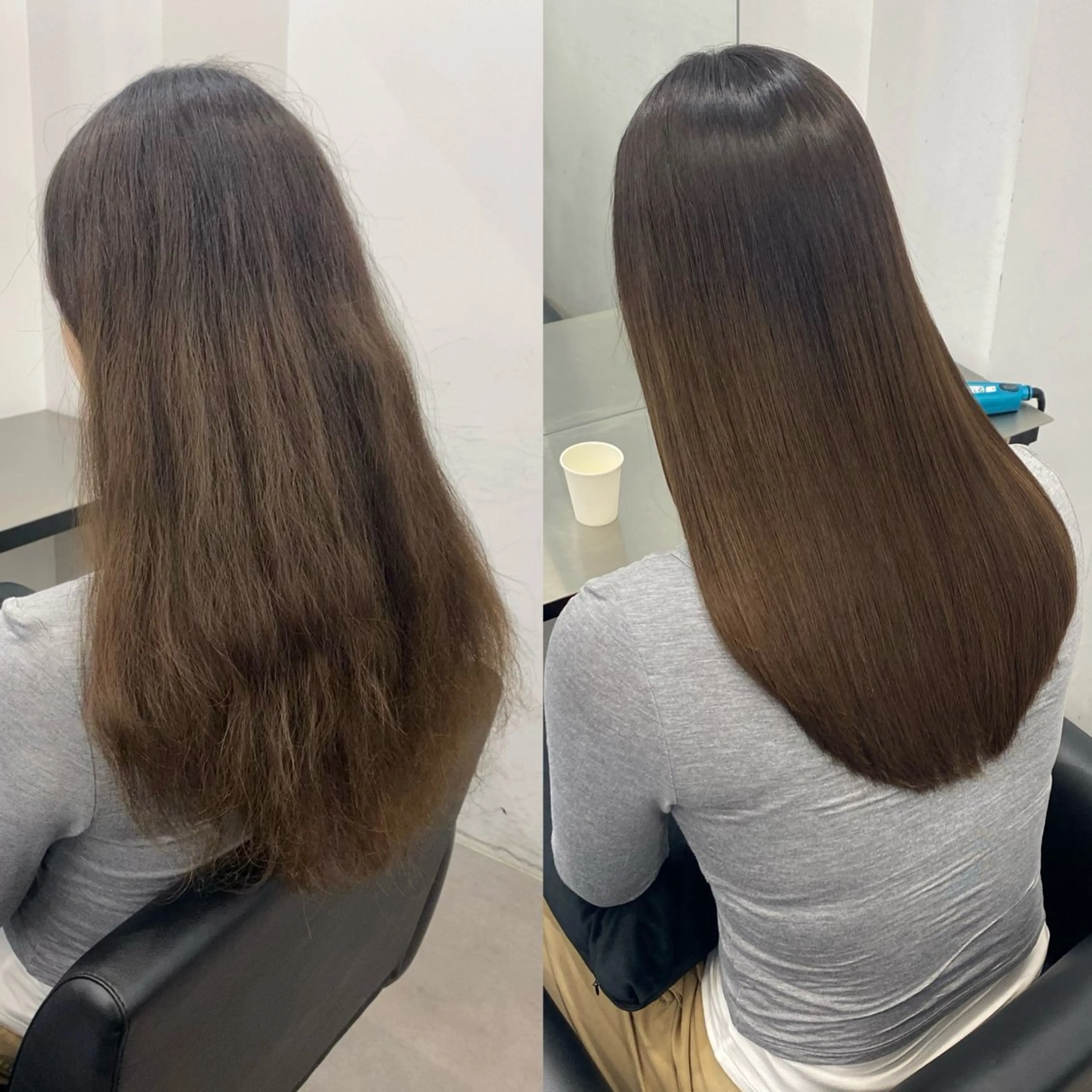 ロング カット 縮毛矯正 トリートメント 艶髪/縮毛矯正/ Core mikuaのヘアスタイル