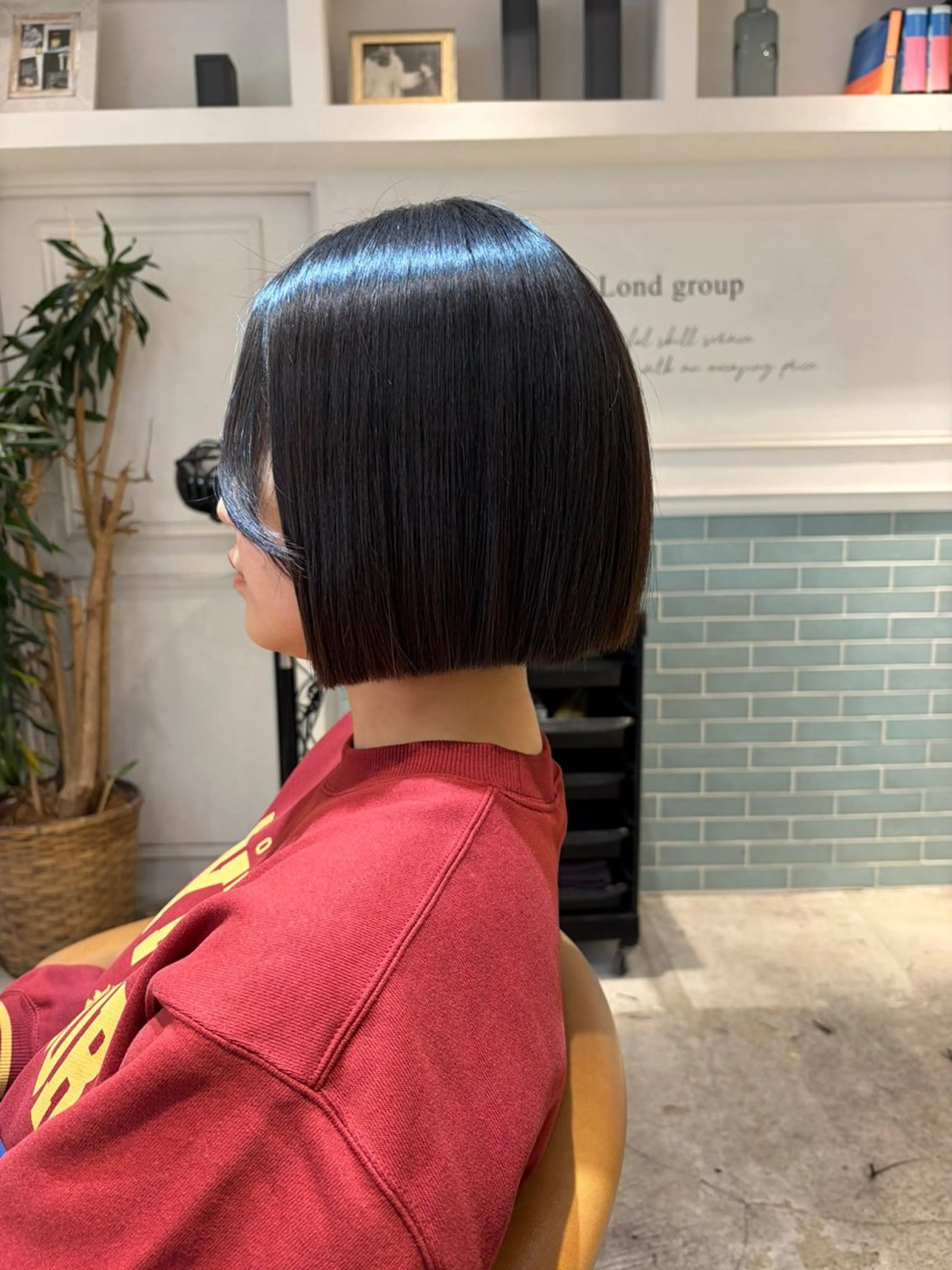 ミディアム 髪質改善 縮毛矯正 カット ヘアカラー トリートメント ヘアセット 髪質改善/ボブ /韓国/erikoのヘアスタイル