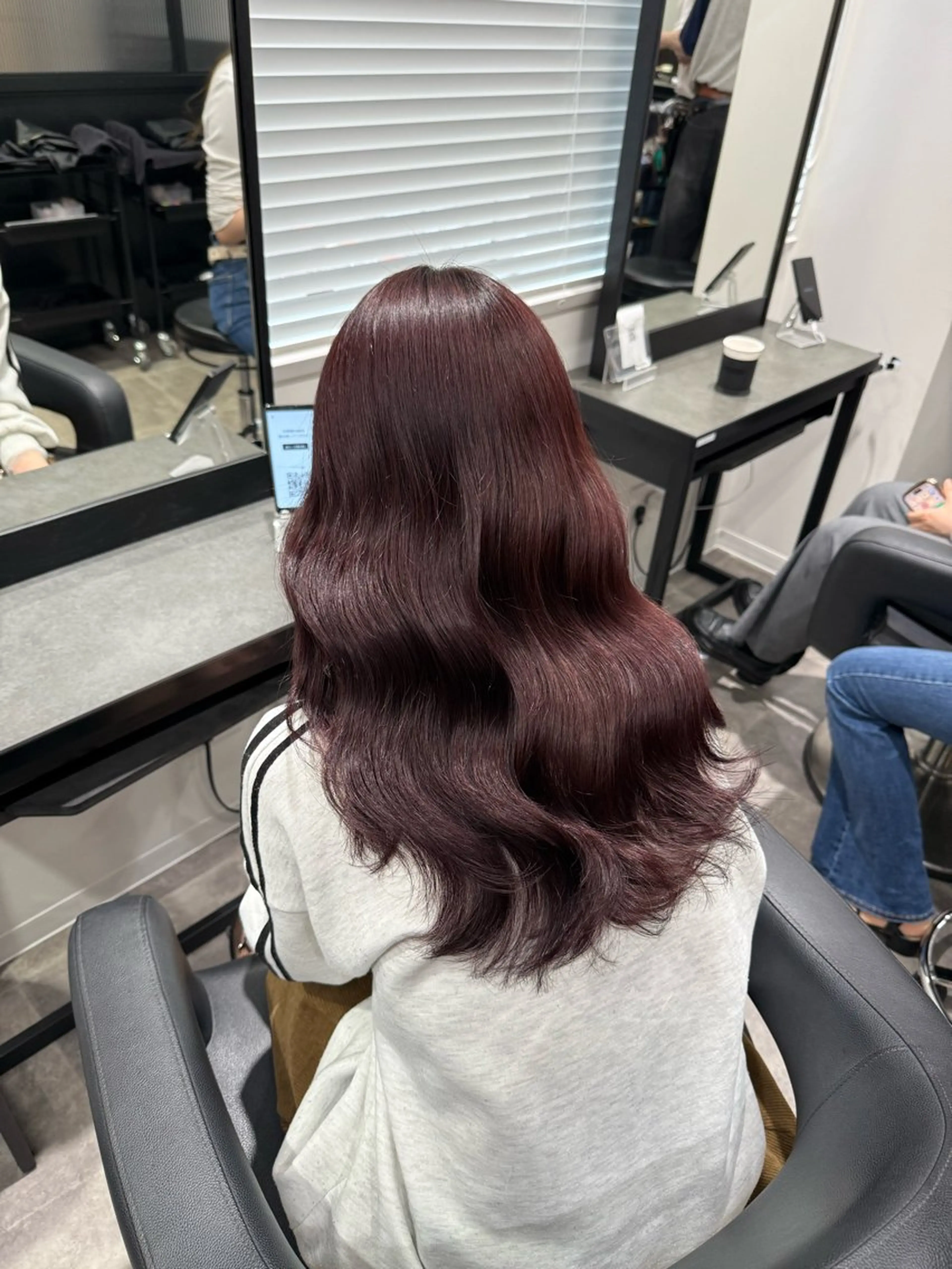 ロング カラー ヘアアレンジ ヘアカラー トリートメント ヘッドスパ 💗暖色特化ピンク/ 赤髪💗HARUNAのヘアスタイル
