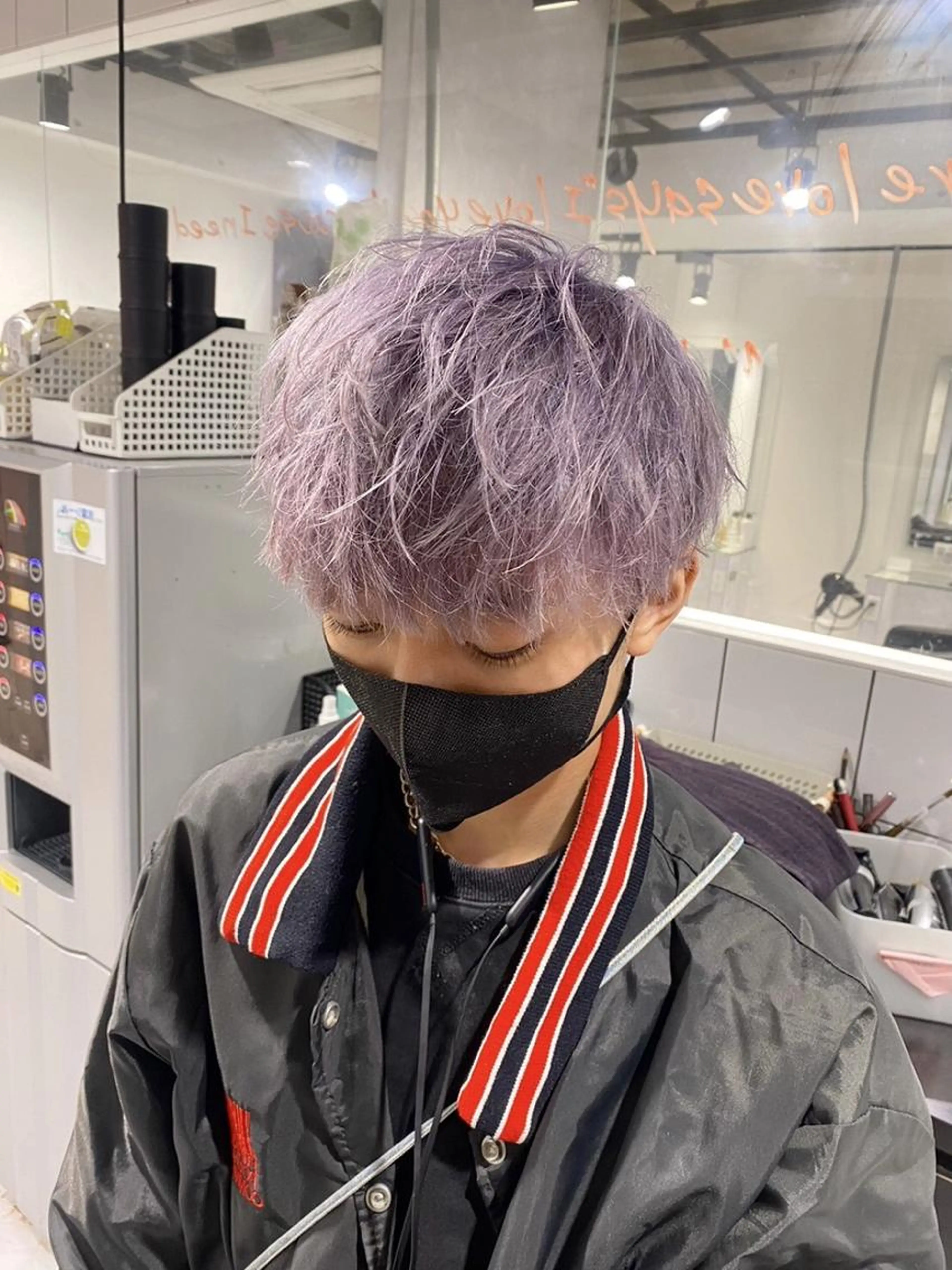 メンズカット＋ブリーチありorなしダブルカラーの写真