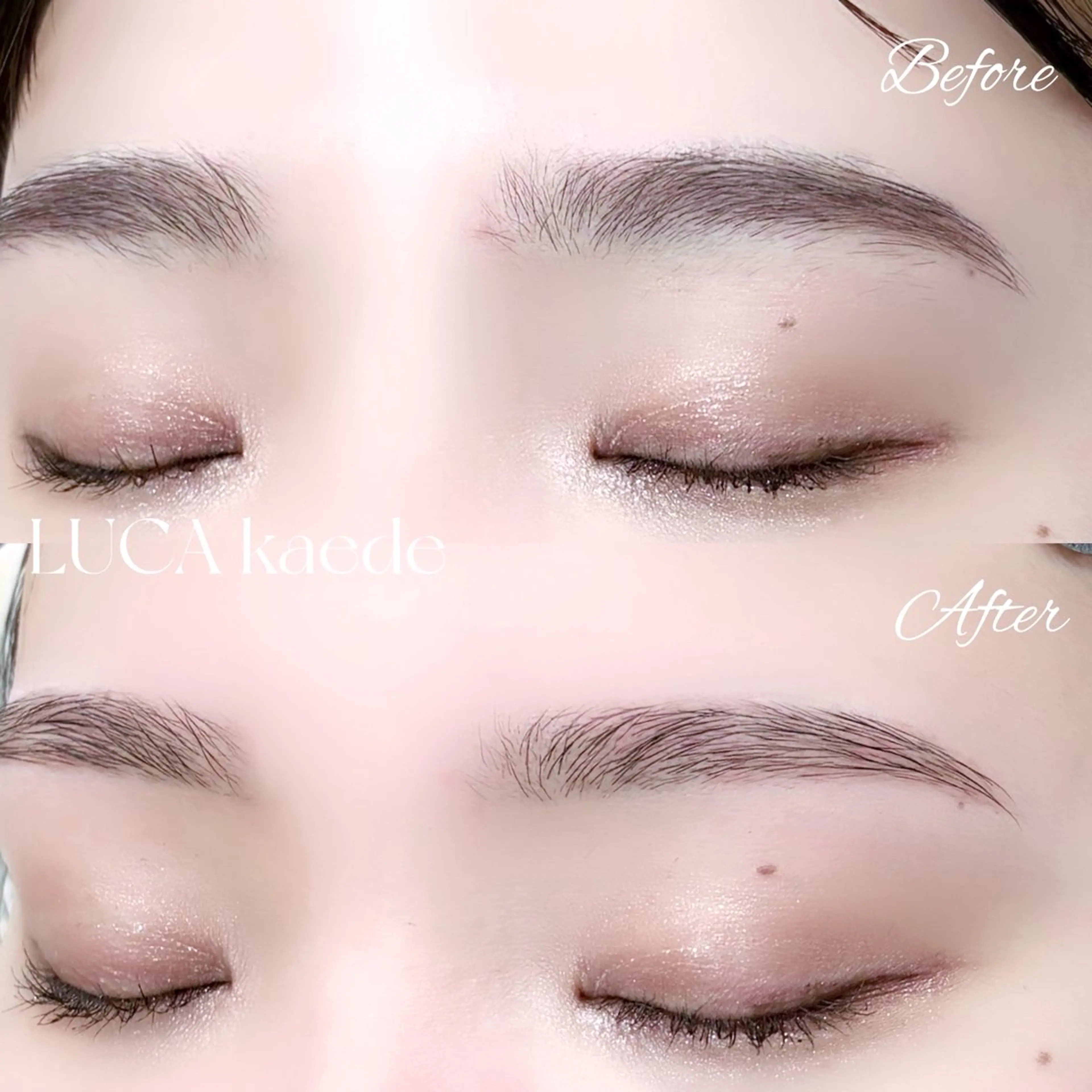 アイブロウWAX【オーガニックwax使用/間引き・メイク込】kaede指名🌙の写真