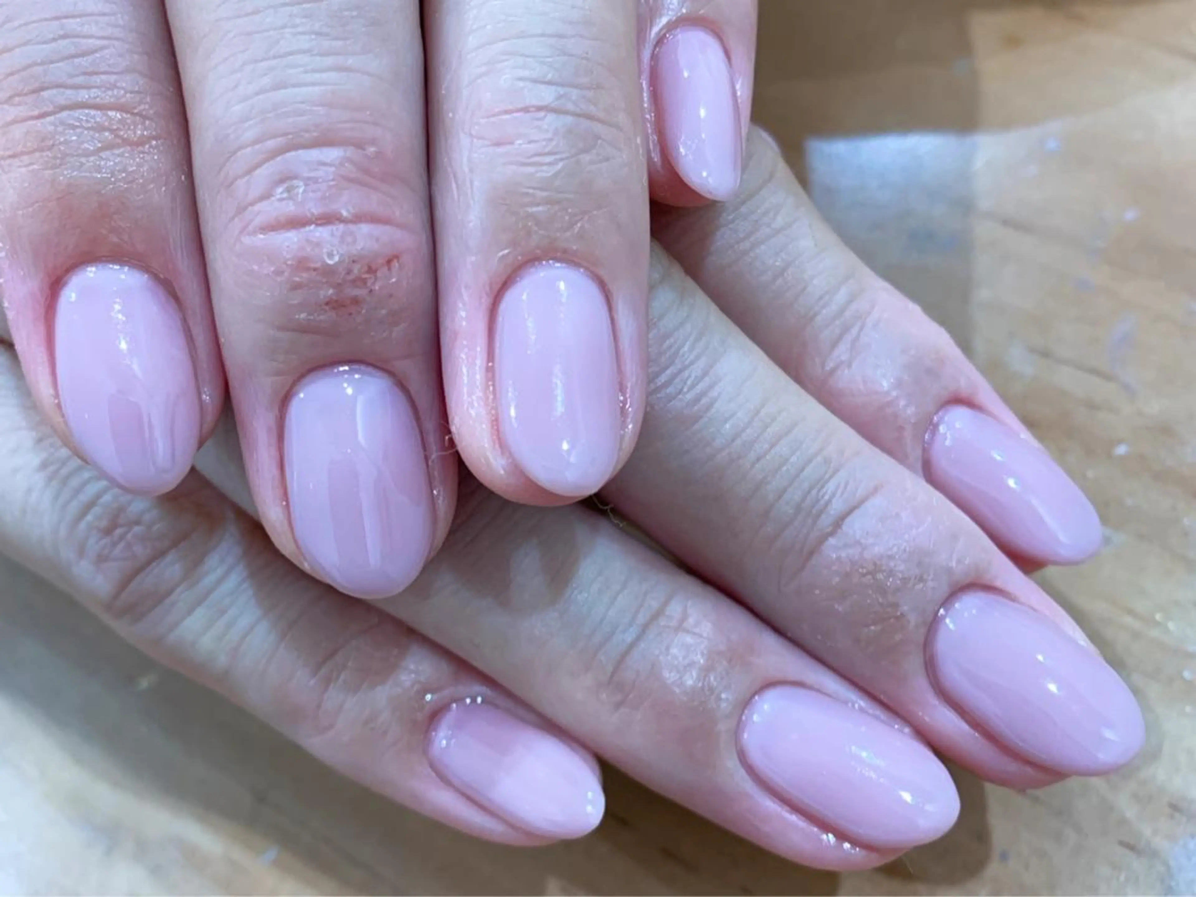 ネイル ワンカラーネイル ピンク ハンドネイル 中川 愛理のその他イメージ