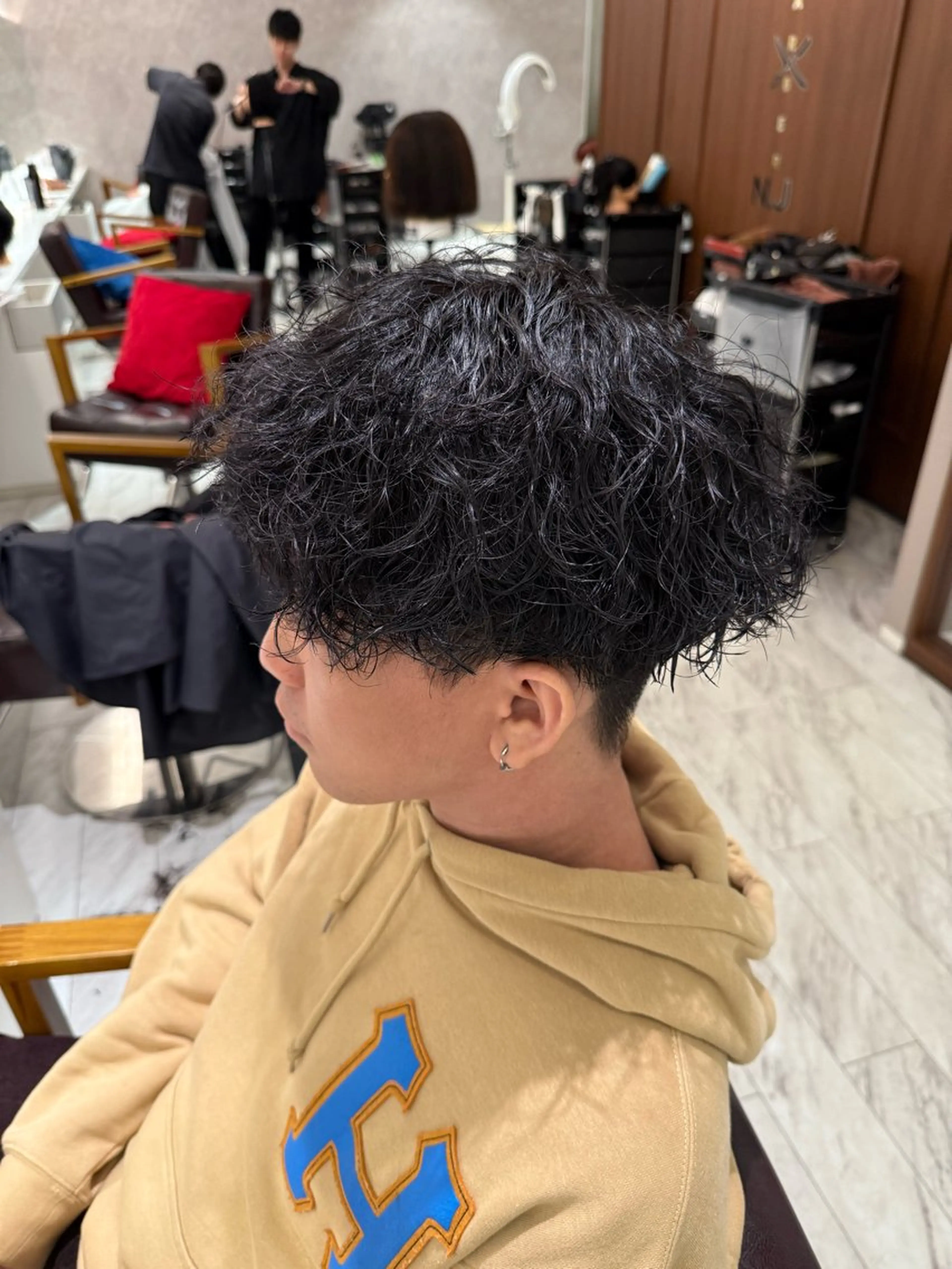 パーマ ウォーレントリコミ ニューヨーク所属・メンズ特化 北爪 龍一のヘアスタイル