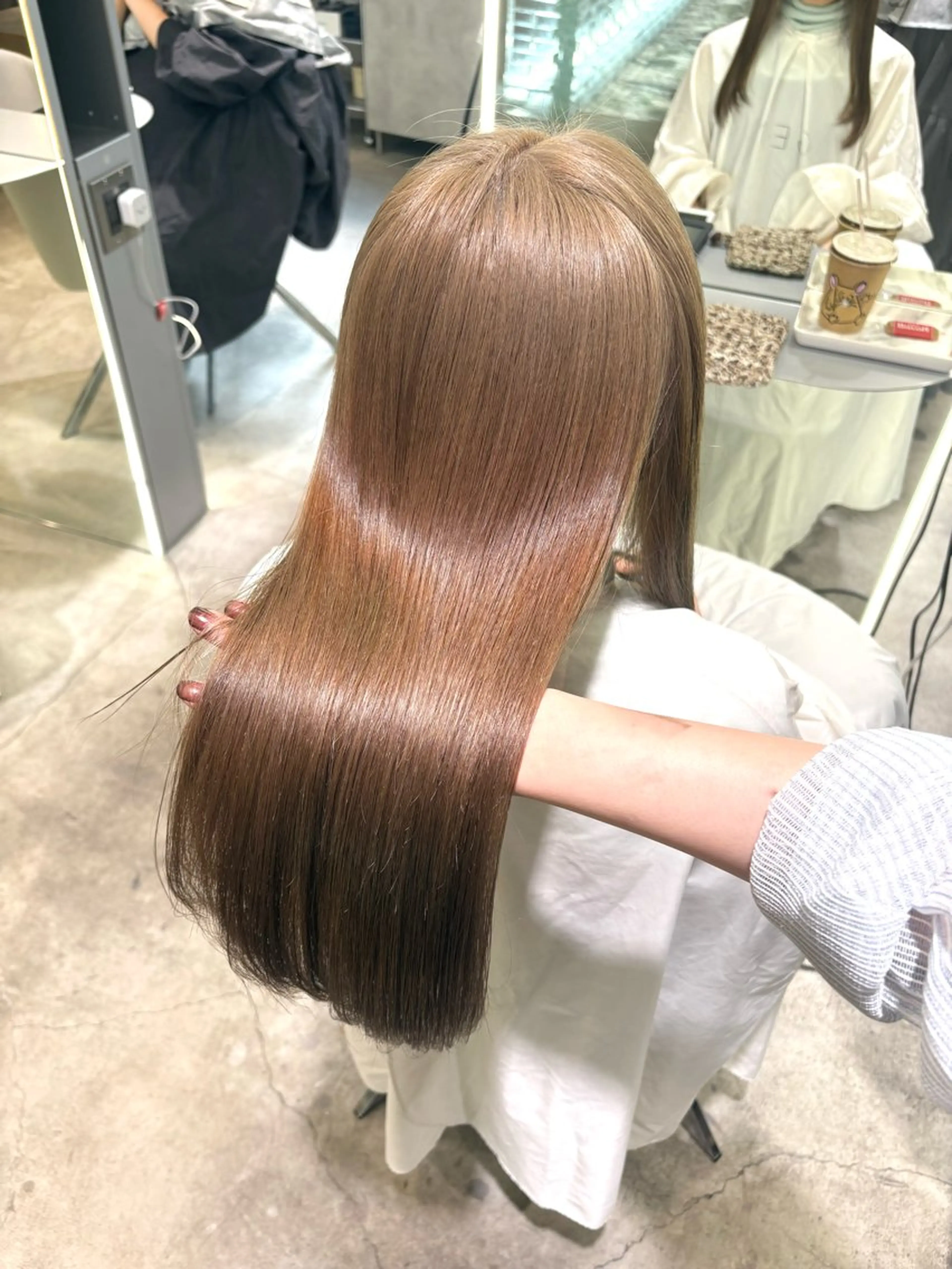 カラー ヘアカラー Harune/うる艶 ハイトーンのヘアスタイル