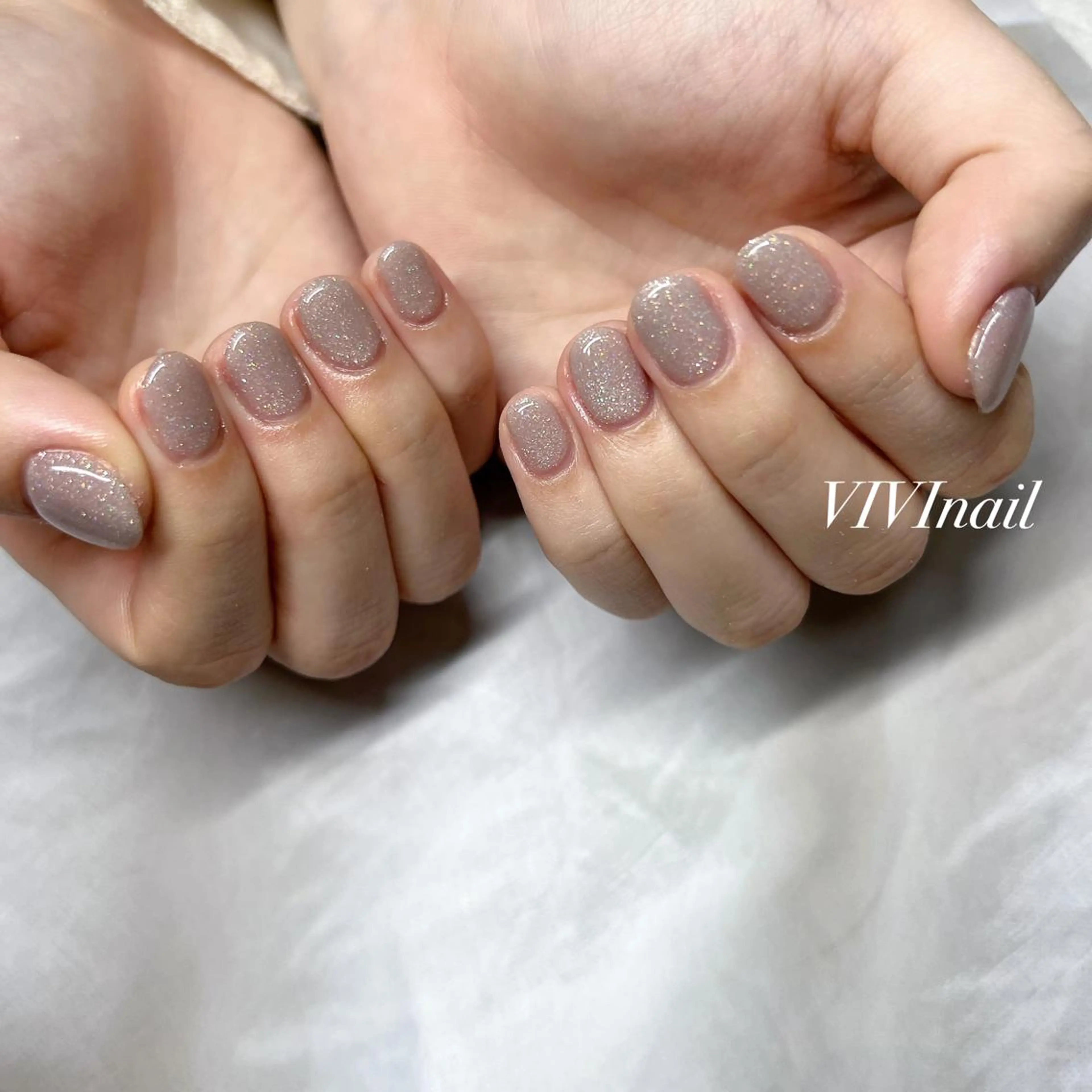 ネイル ワンカラーネイル ショートネイル シンプルネイル ハンドネイル vivi nailのネイルデザイン