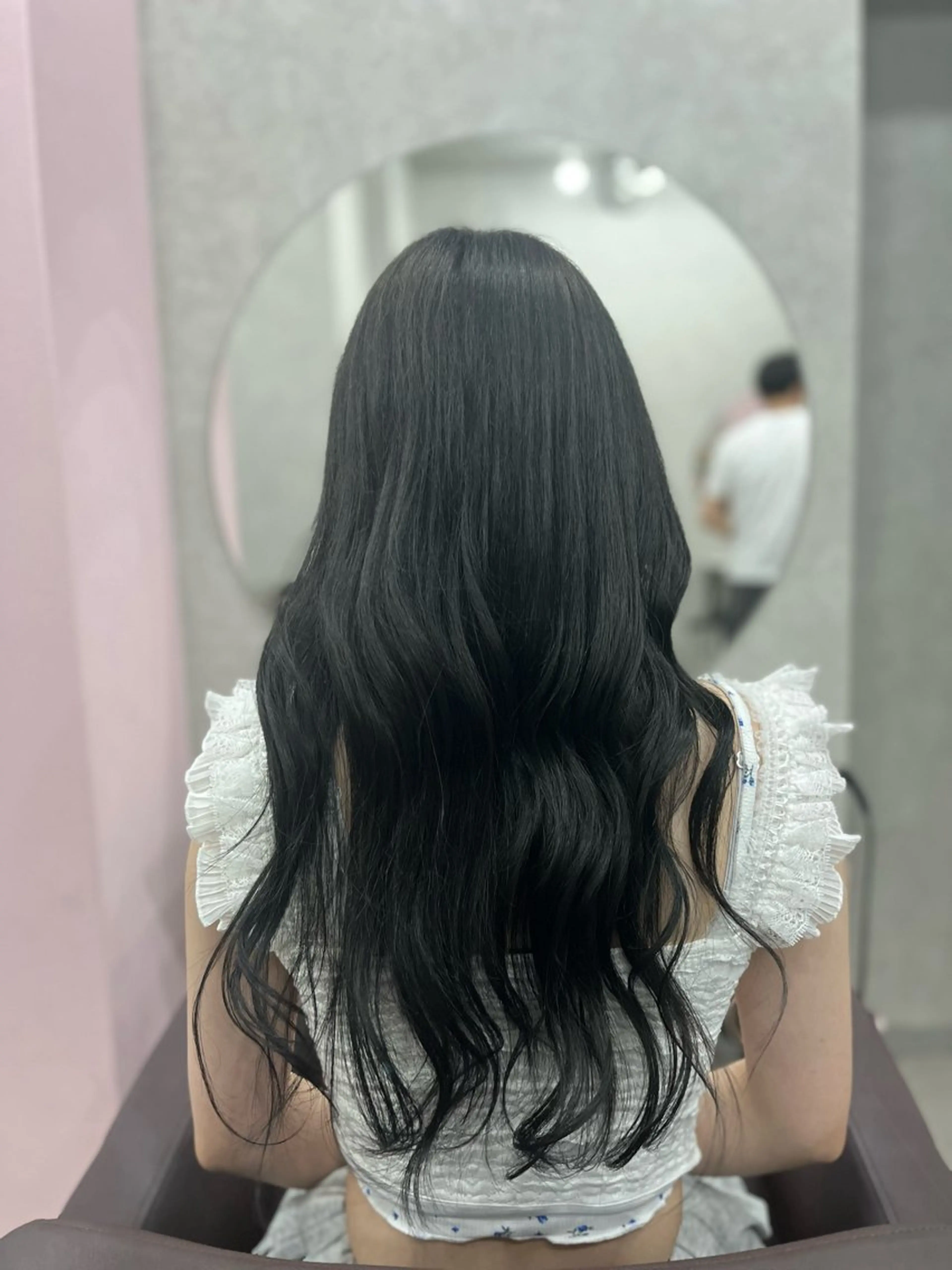 ロング カラー ヘアカラー トリートメント ヘッドスパ 💖 ぴんくぼぶの人 💖西田ゆうなのヘアスタイル