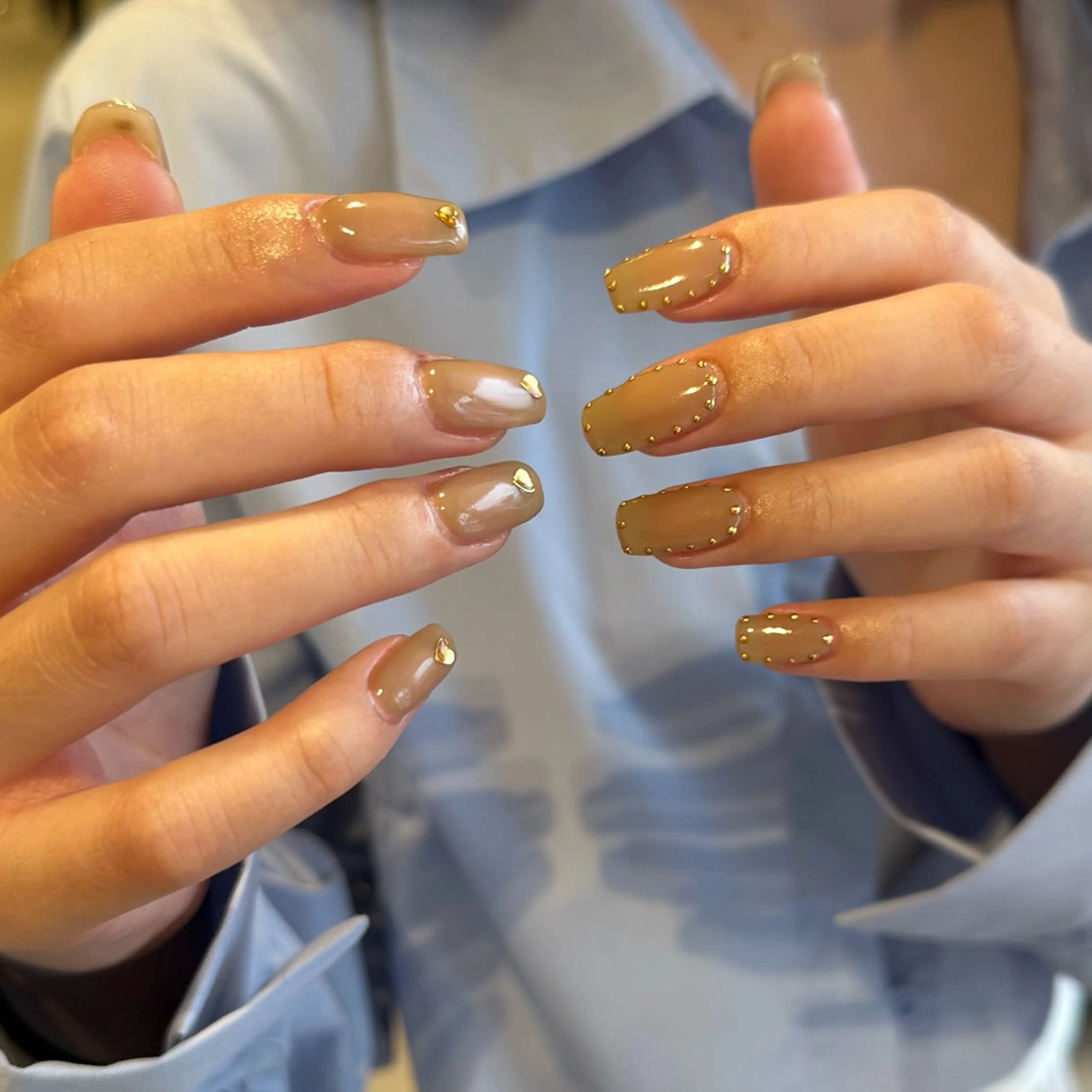 ネイル ハンドネイル COIN  nail hinataのネイルデザイン