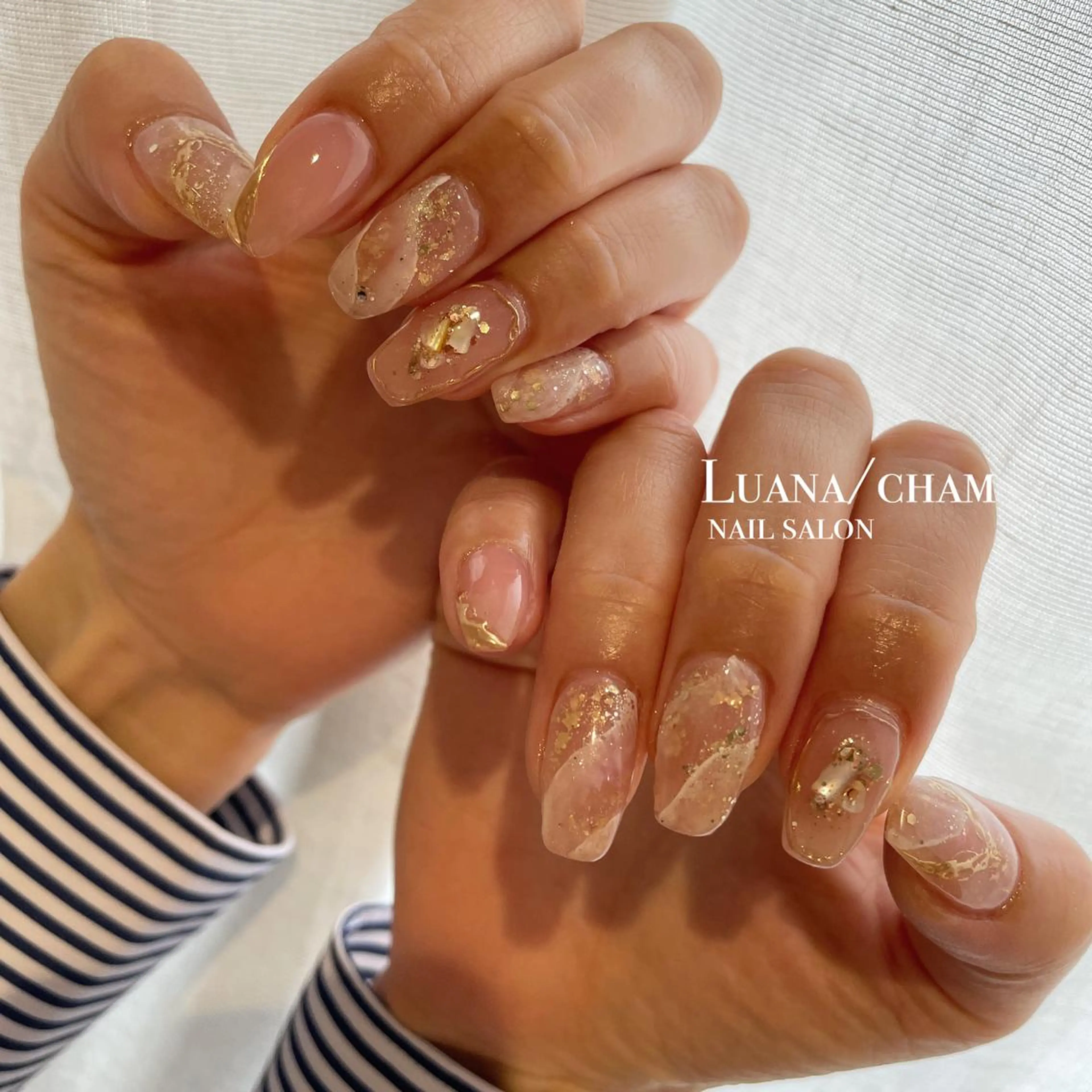 ロング ネイル ハンドネイル nail salon neigeのネイルデザイン