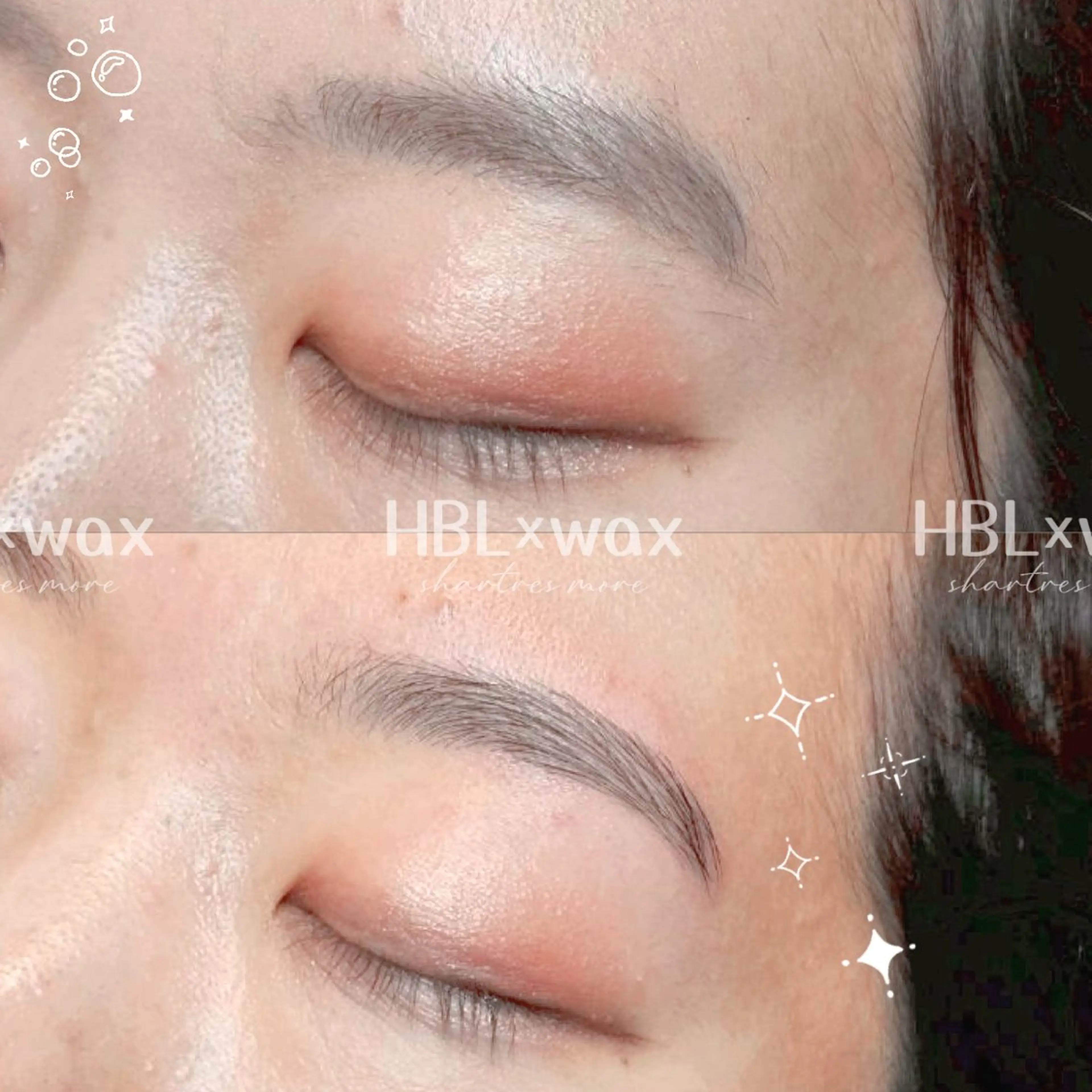 眉毛のwax 脱毛のみの写真