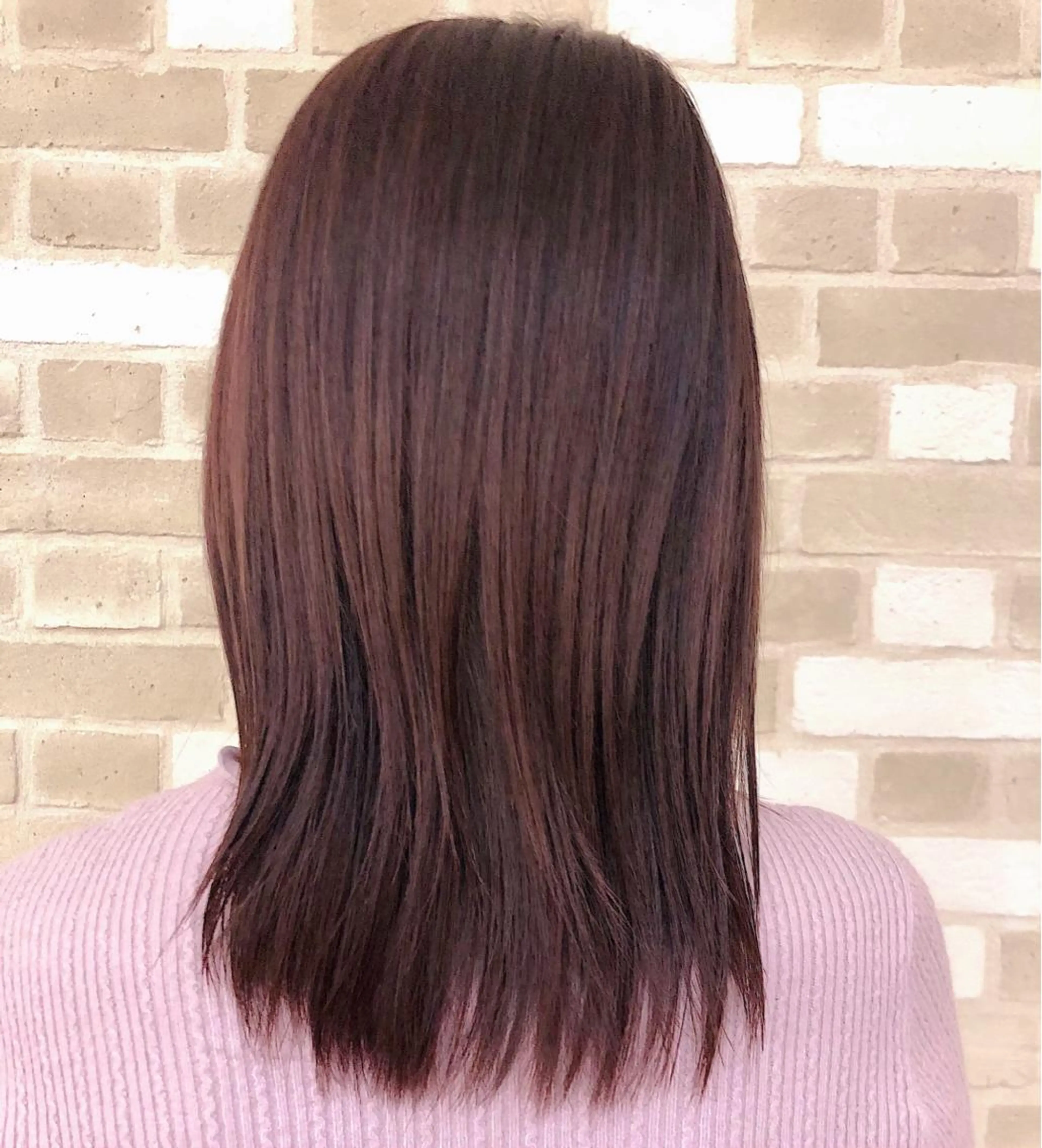 カラー ブラウンカラー ローズカラー カット ヘアカラー トリートメント INCE HAIR ひらい なつきのヘアスタイル