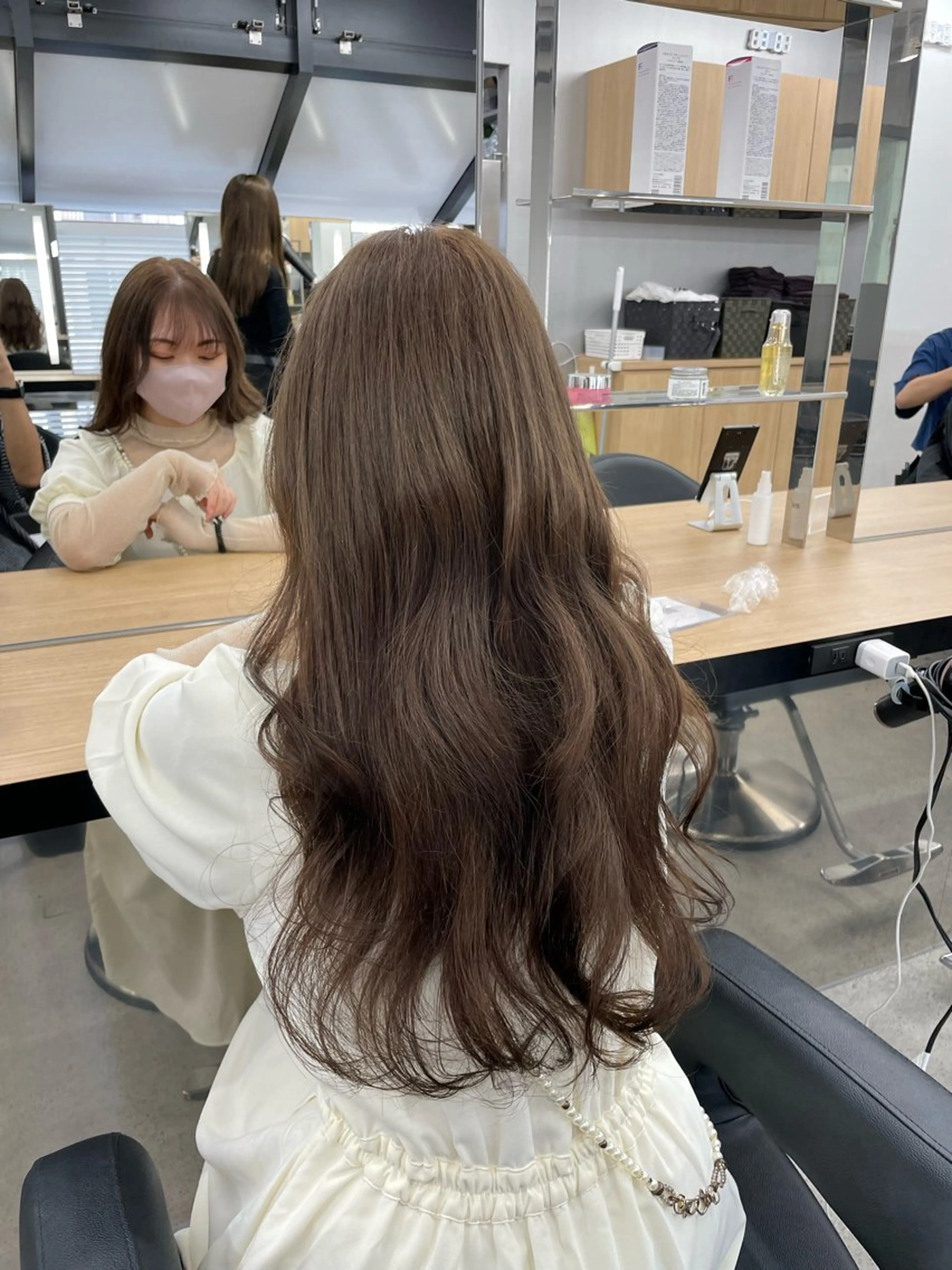 ロング 💍大人デザイン /ハイトーン♡リクトのヘアスタイル
