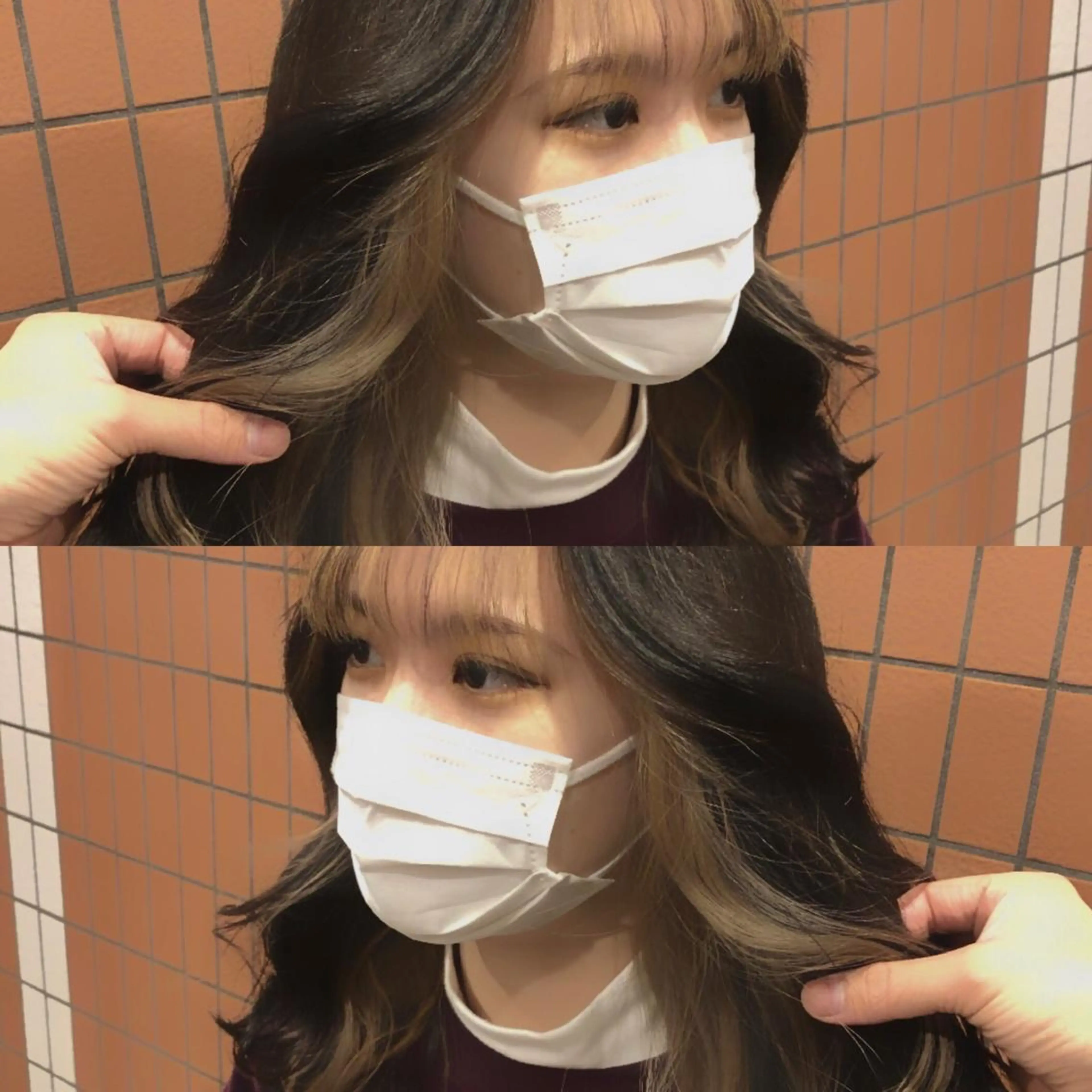 ロング カラー ヘアアレンジ 美容室sand 横浜のヘアスタイル