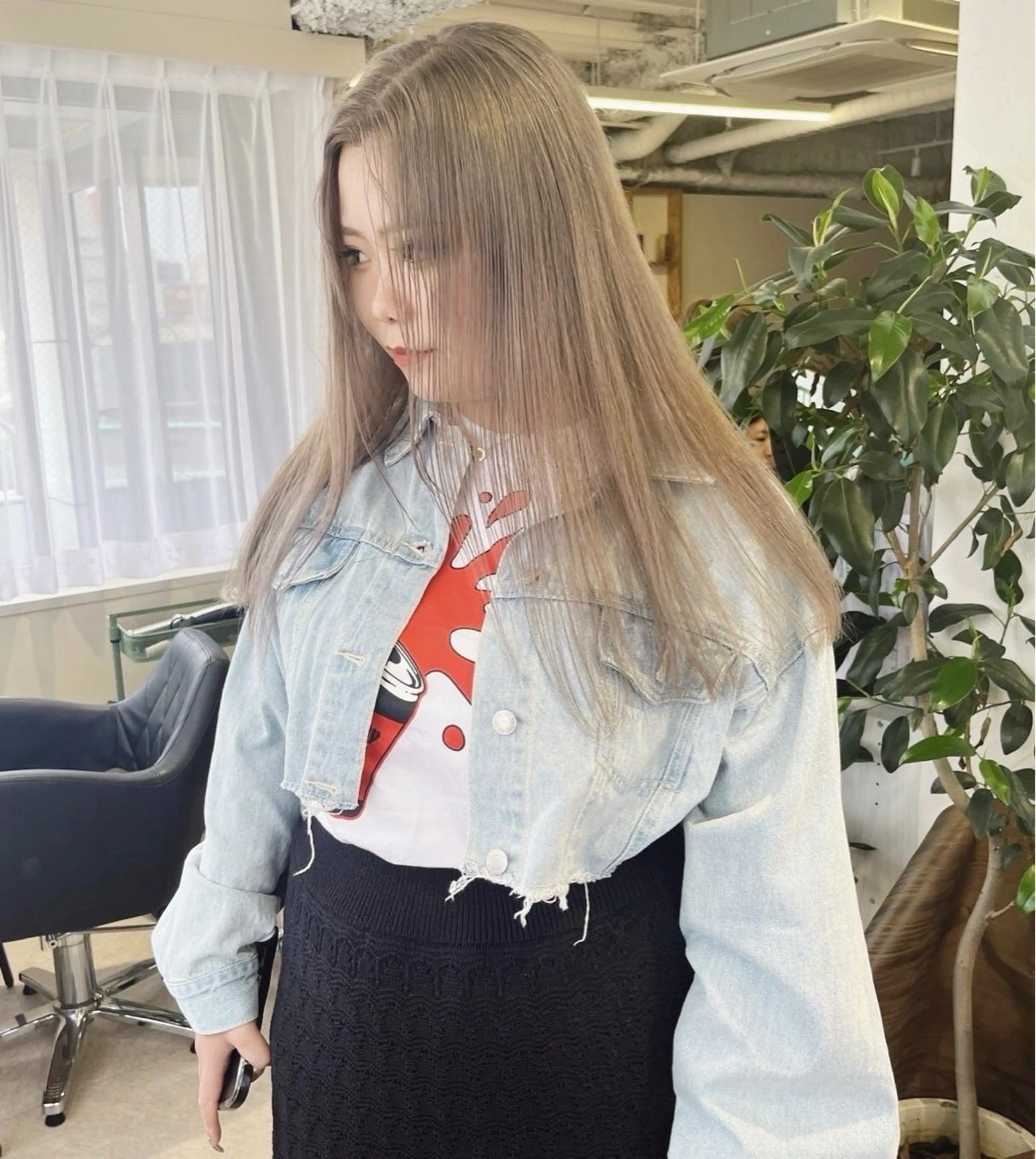 ロング カラー ヘアカラー Chere-azuri-狭山店所属・Chere狭山店 河野　真一のヘアスタイル