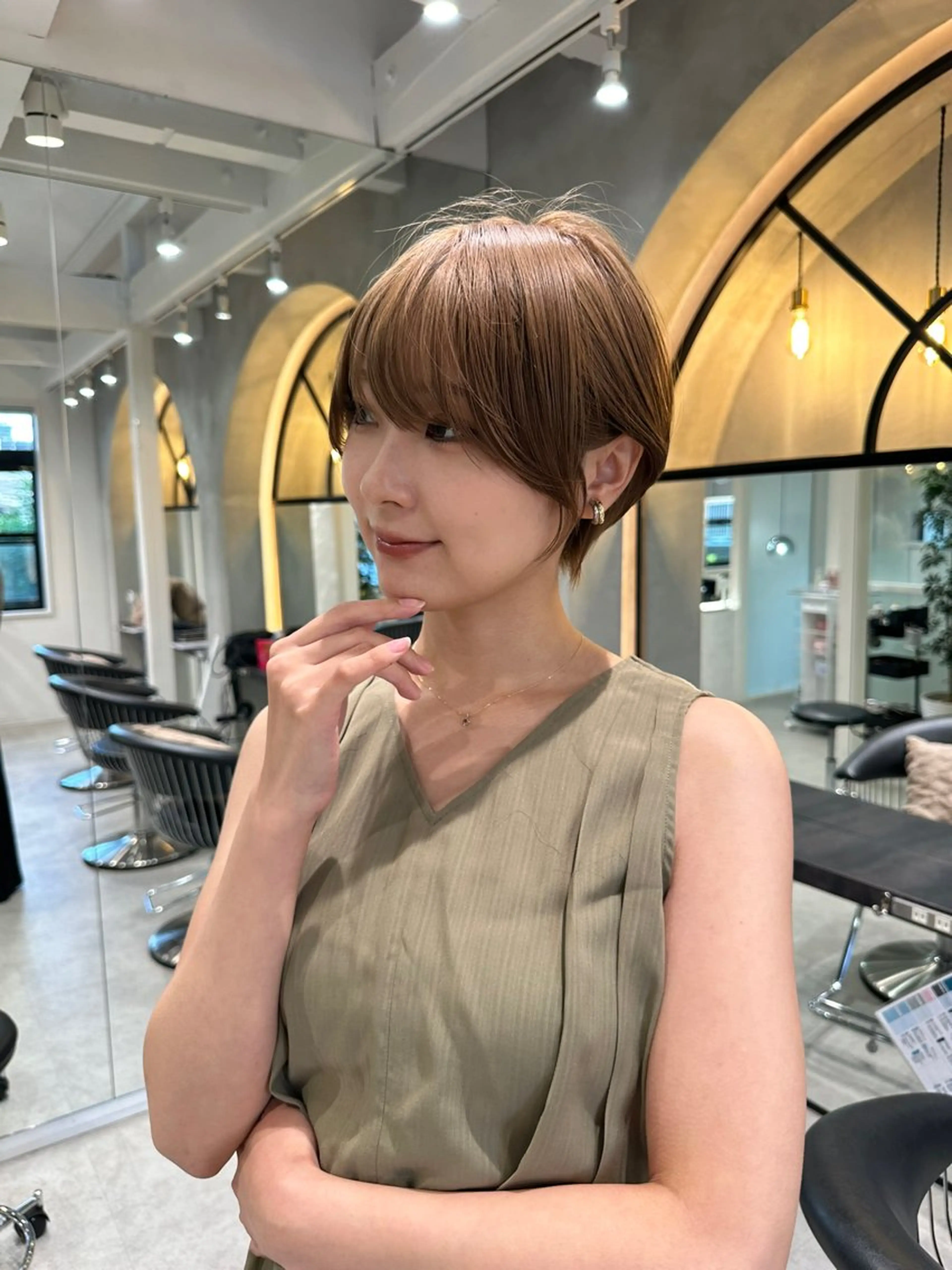 ショート ショートヘア カット ヘアカラー トリートメント ヘッドスパ taiga ショート /レイヤー/矯正🌈のヘアスタイル