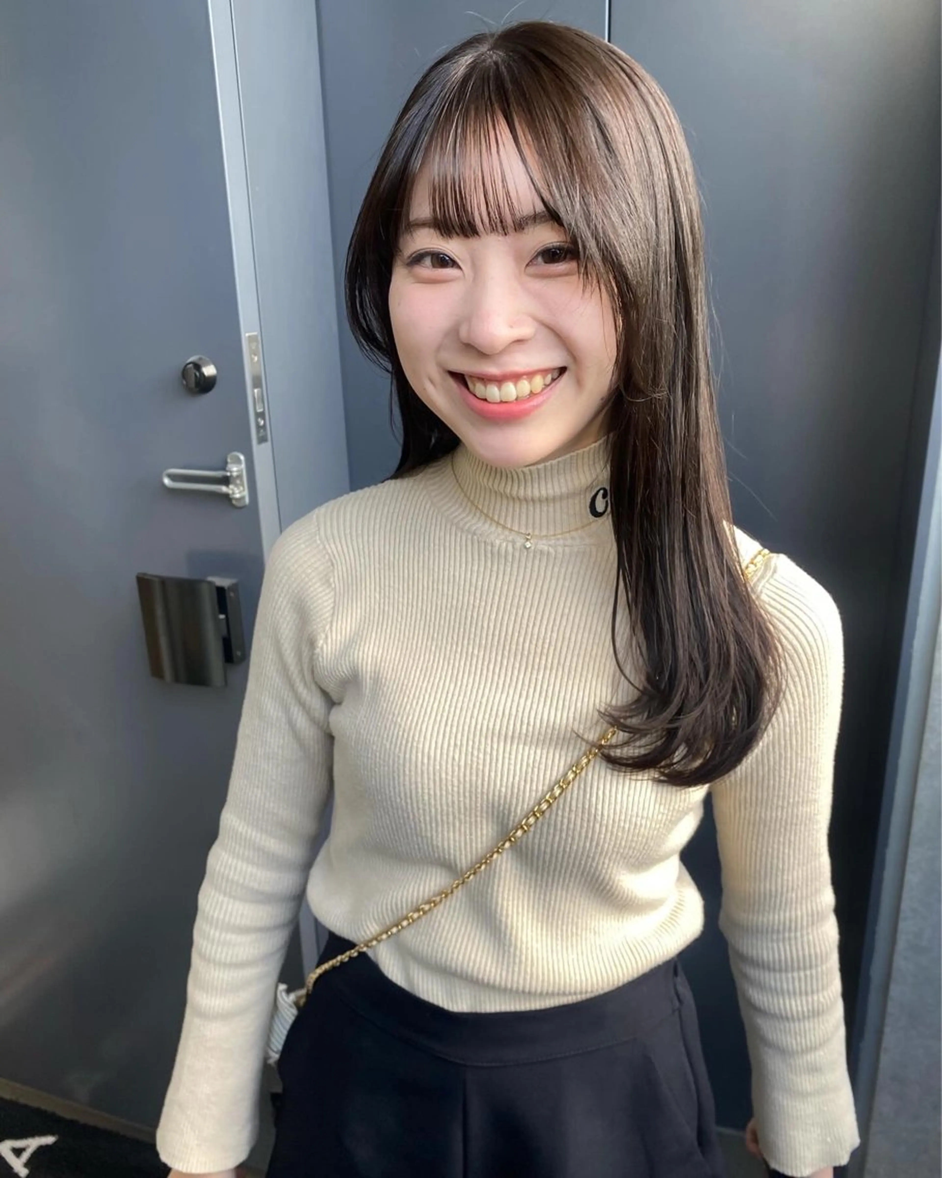 ロング カラー ヘアカラー 室谷 侑奈のヘアスタイル