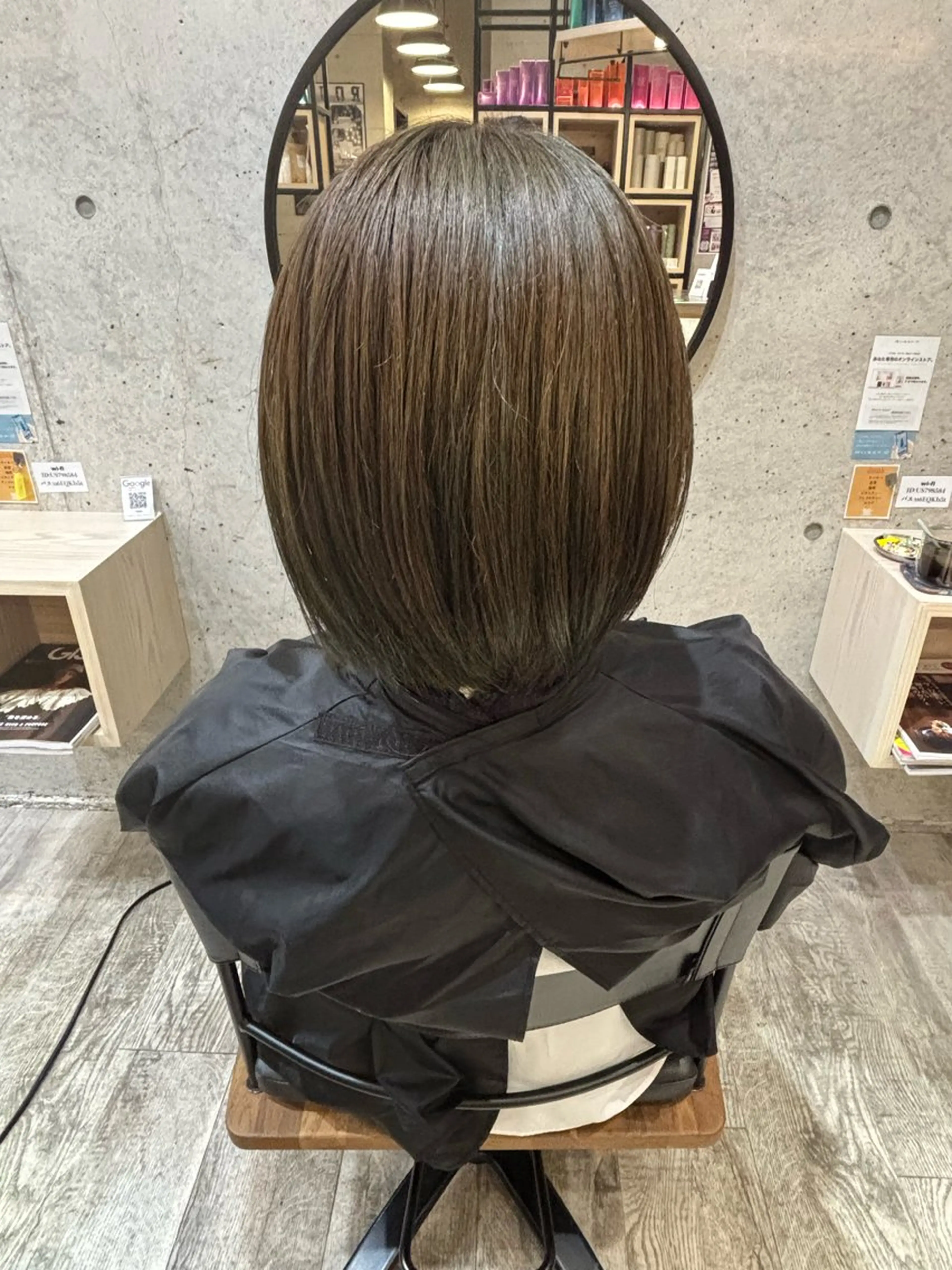 カラー ブラウンカラー オリーブブラウン ヘアカラー hair make 0所属・島袋 聖加のヘアスタイル