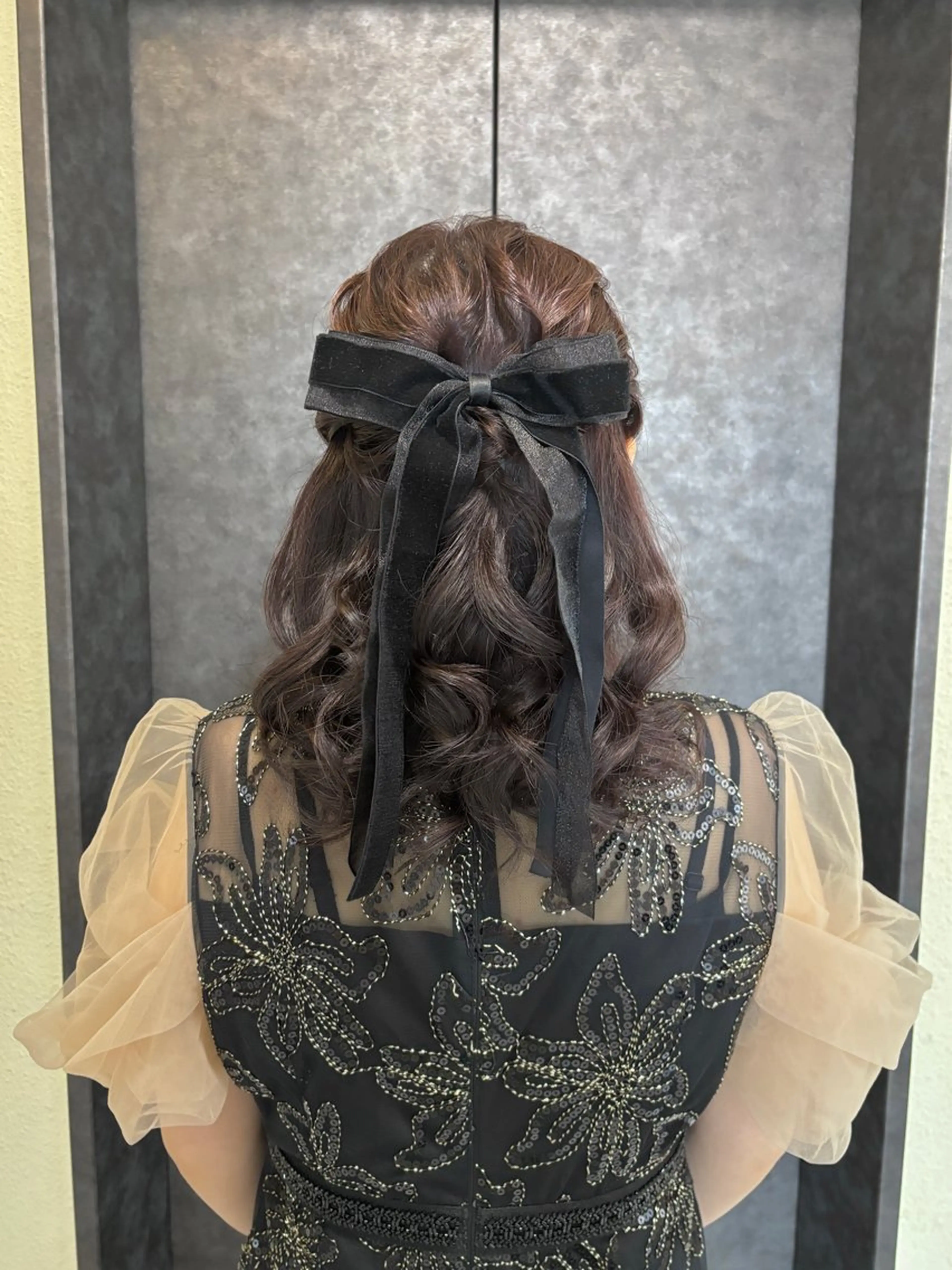 ヘアアレンジ ヘアセット Mila hinaのヘアスタイル