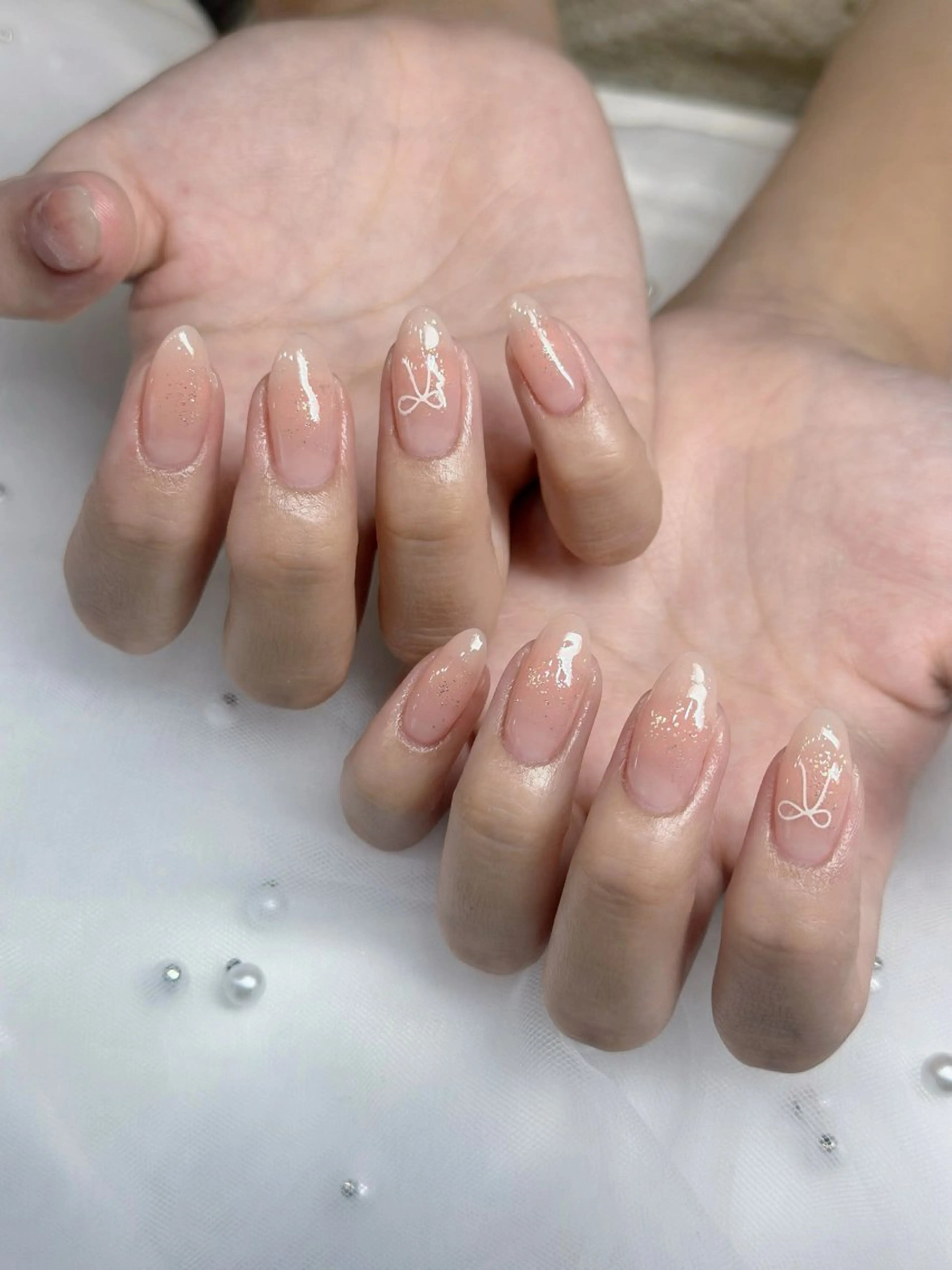 ネイル チークネイル Mi nailsのネイルデザイン