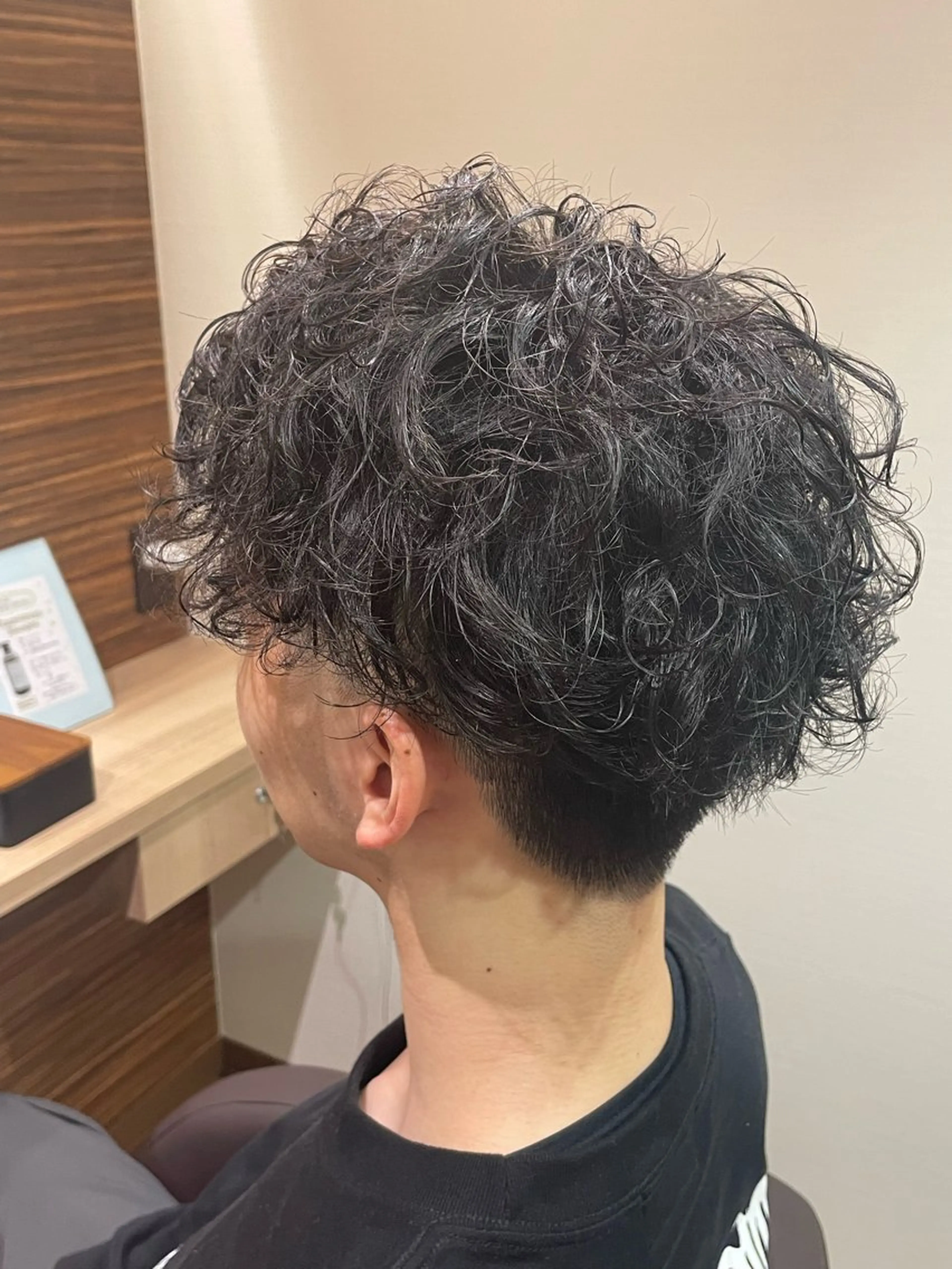 ショート パーマ メンズ 中嶋 ナカジマのヘアスタイル