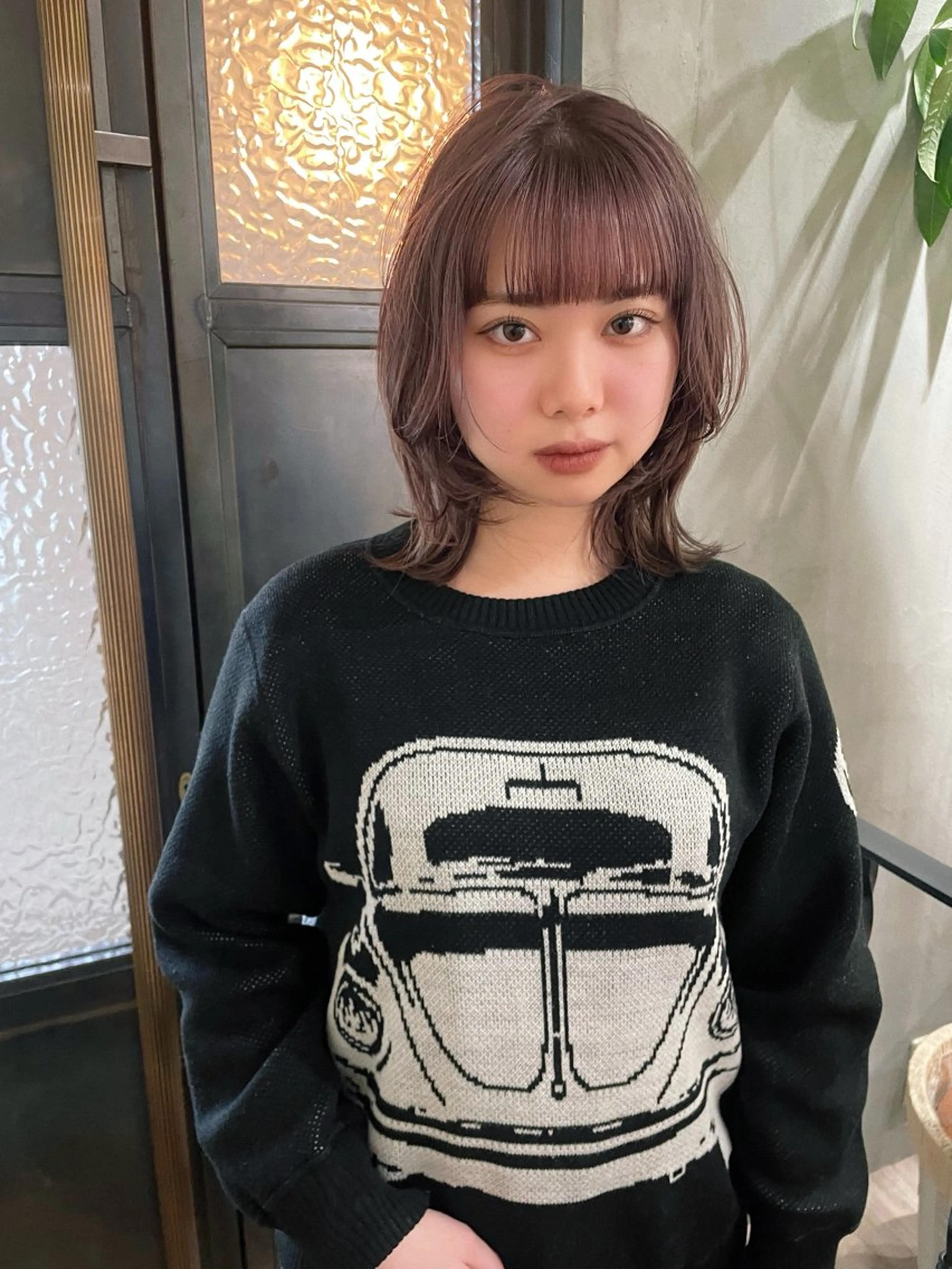 ミディアム カラー SALOWIN新潟万代店所属・SaKiho 🎀のヘアスタイル