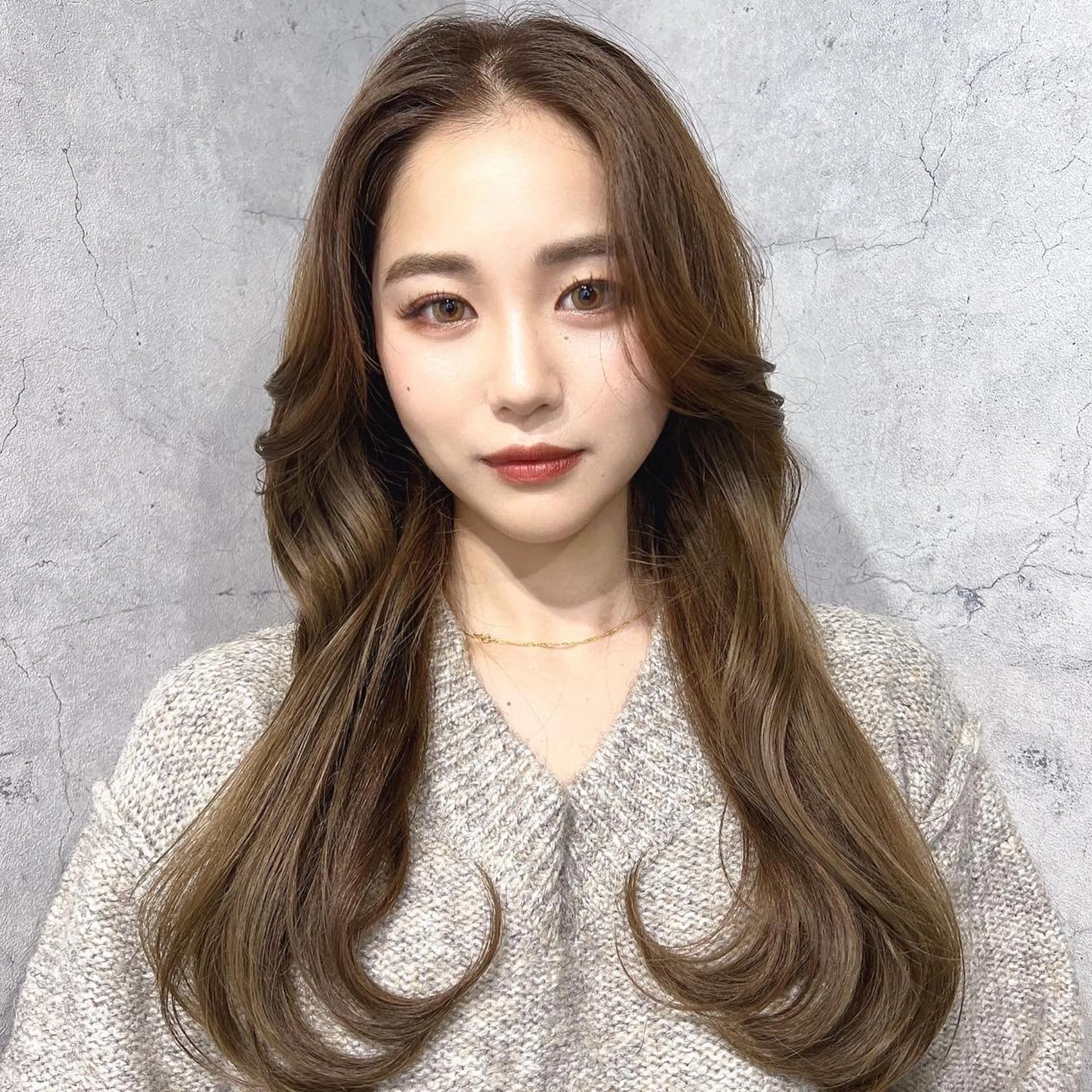 ロング カラー 【韓国くびれ】ヘア 💕田中将吾のヘアスタイル