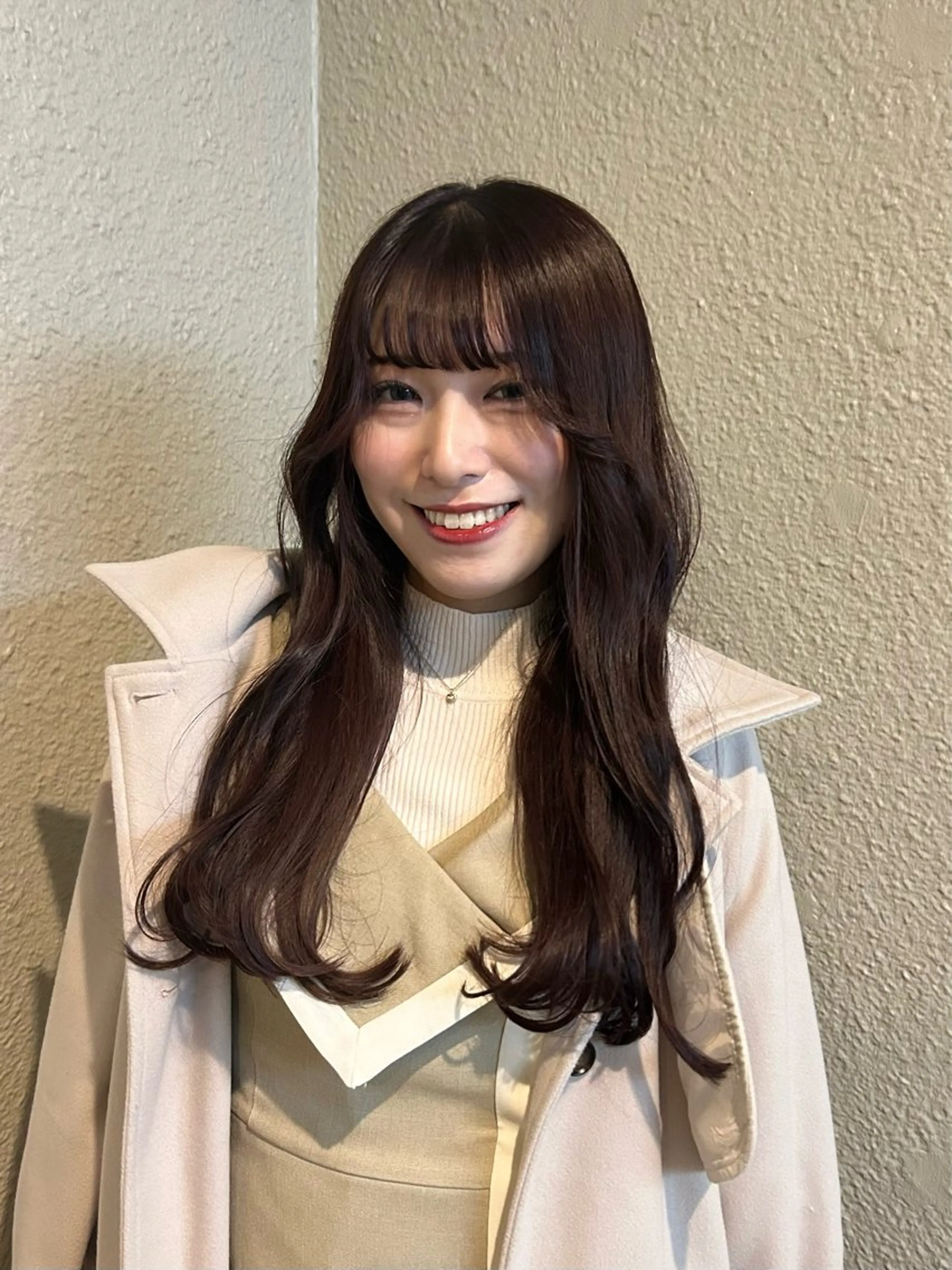 ロング ロング カット ヘアカラー FERIA梅田 hana💫のヘアスタイル