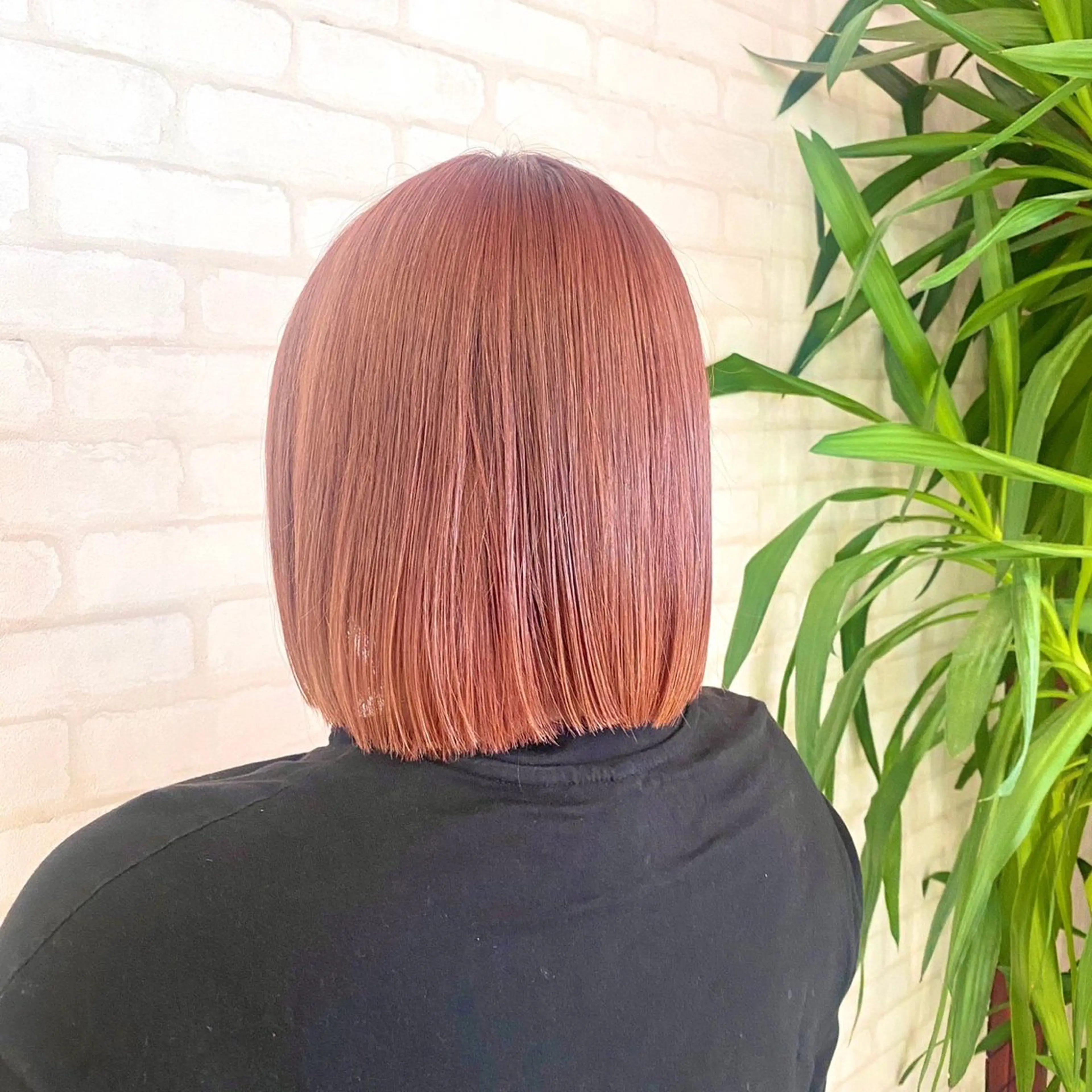 カラー ブリーチ ケアブリーチ ピンクカラー vis fleur 日暮里所属・早坂 紅葉のヘアスタイル