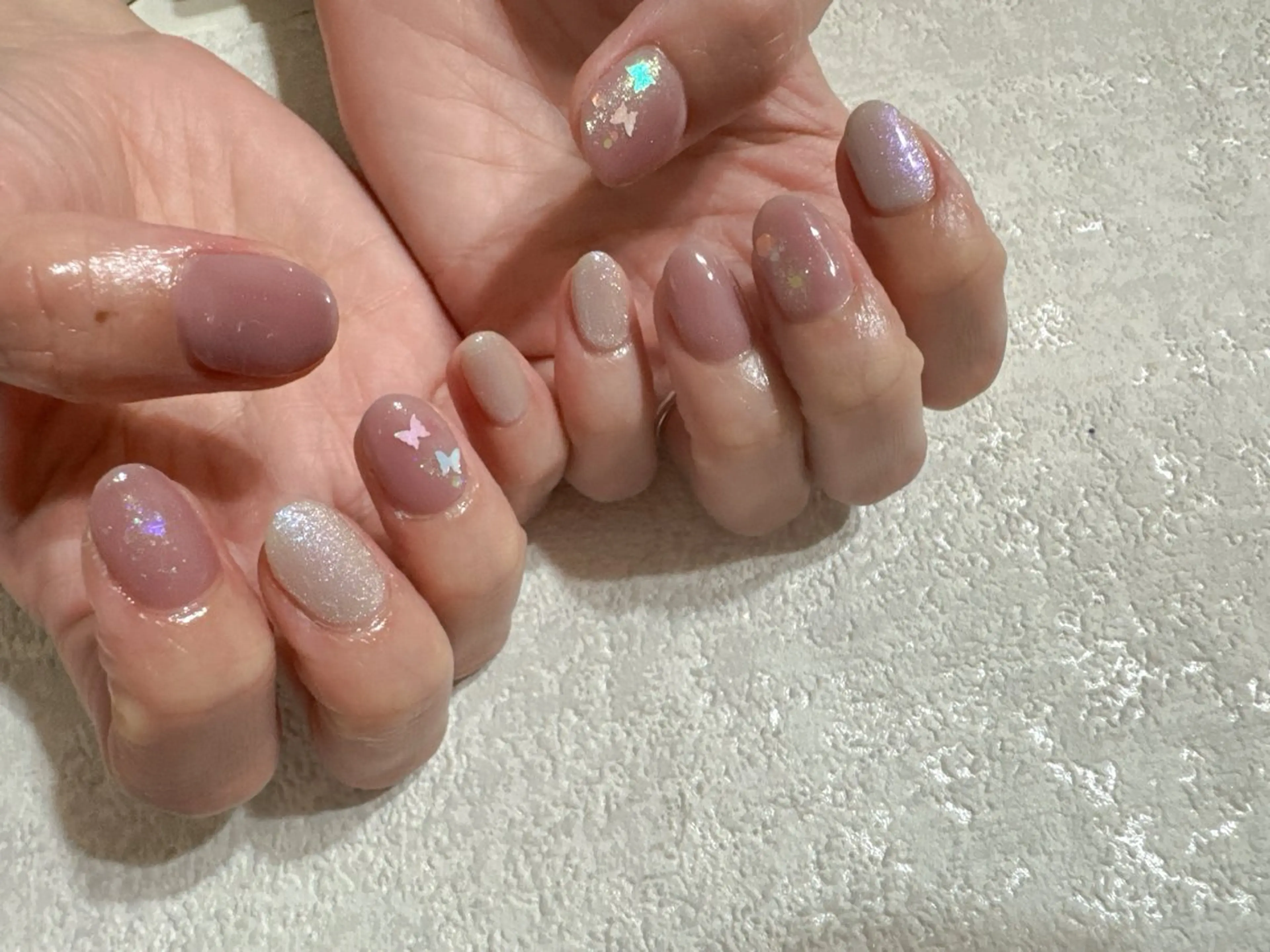 ネイル フットネイル ジェルネイル パラジェル シンプルネイル 春ネイル kikinail 溝の口のネイルデザイン