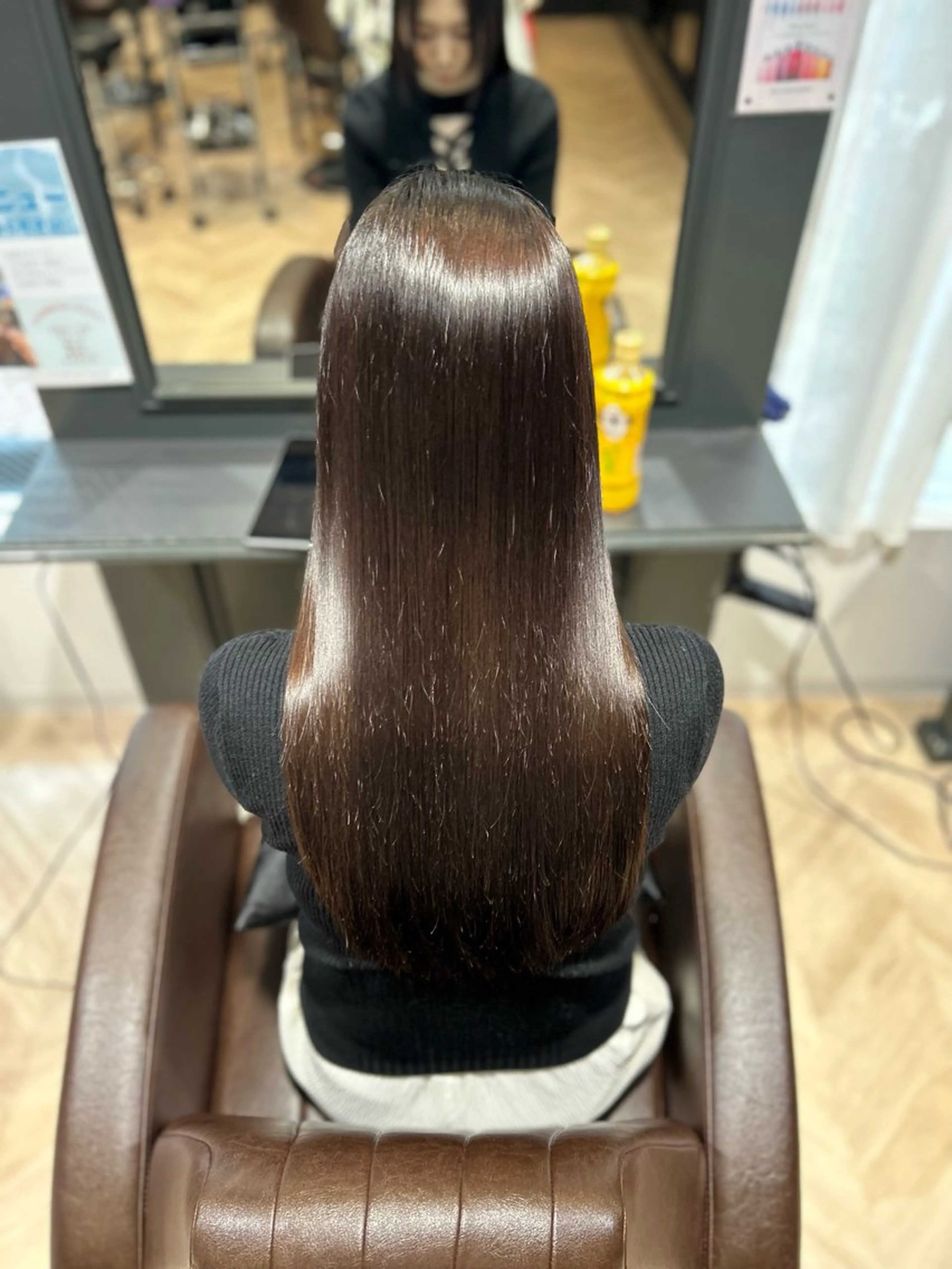 ロング 井上 結のヘアスタイル