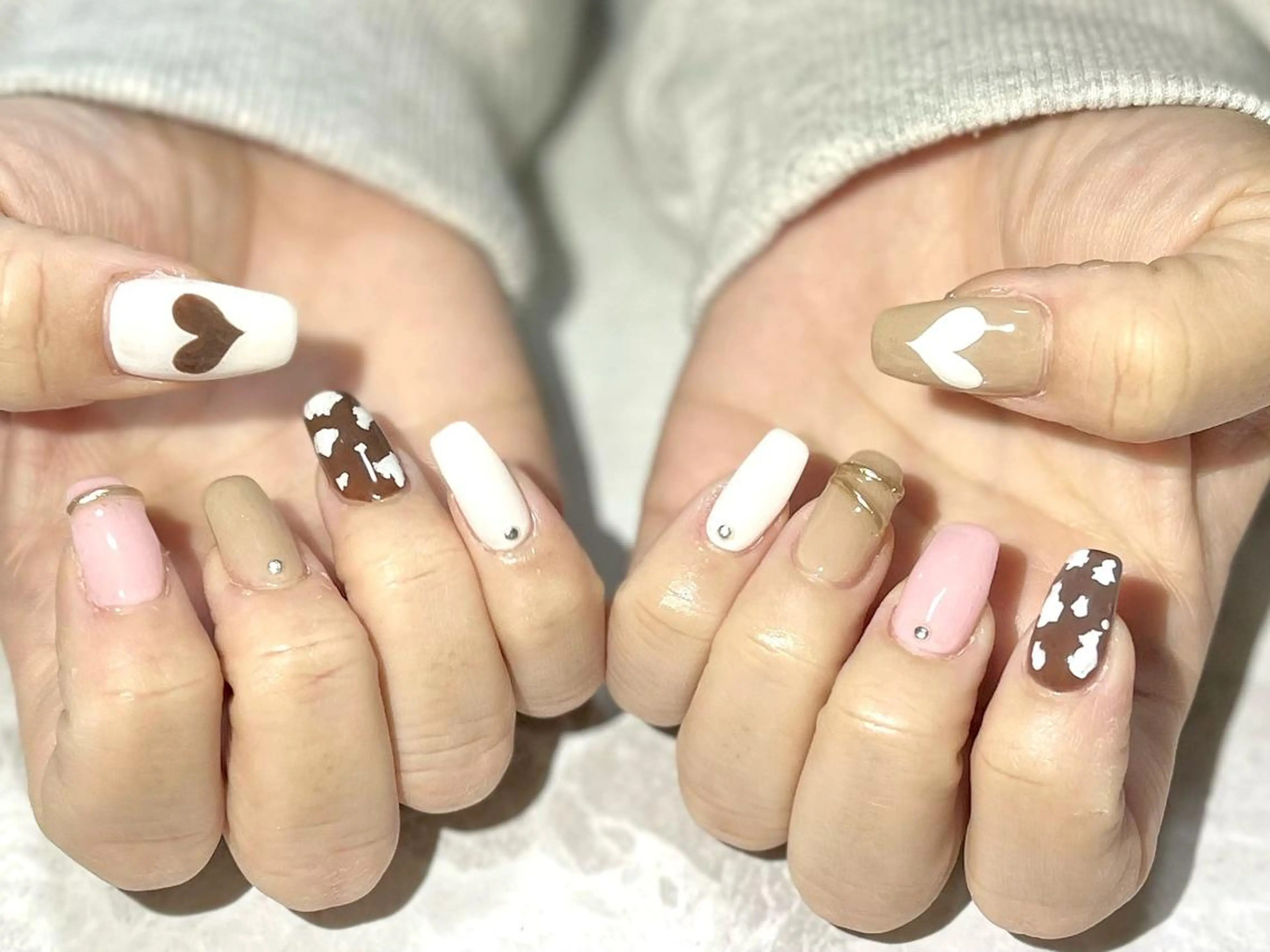 ネイル フットネイル ハート ニュアンスネイル シンプルネイル 春ネイル ネイル フフラ所属・nail fufla ♡yamane♡のネイルデザイン