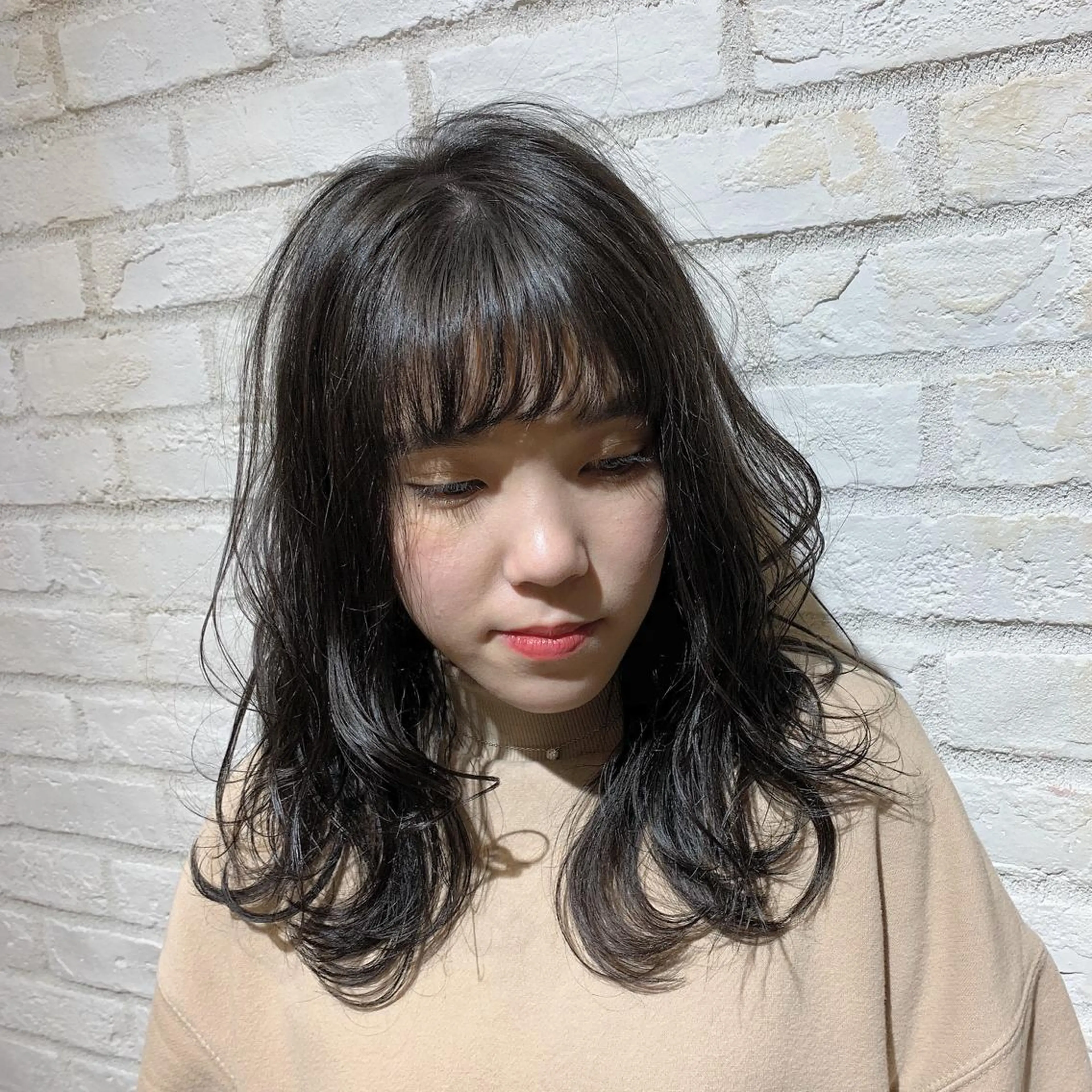 セミロング レイヤーカット 似合わせカット 小顔カット カット 🍋似合わせ✖️ ｼｮｰﾄﾍｱ🍋早田のヘアスタイル