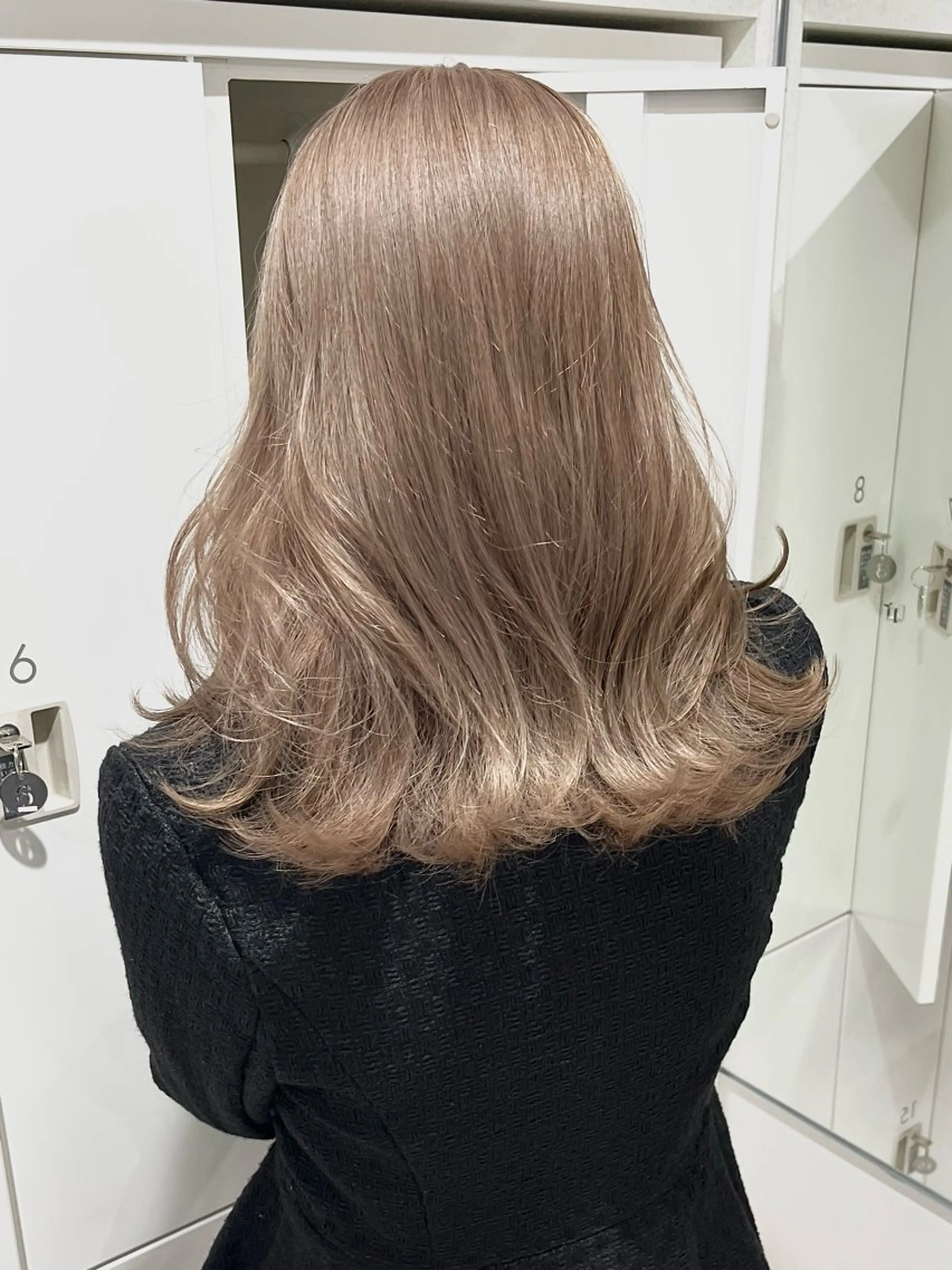 ロング カラー カット ヘアカラー トリートメント 新宿/韓国ヘアレイヤ ー/髪質改善/岡崎のヘアスタイル