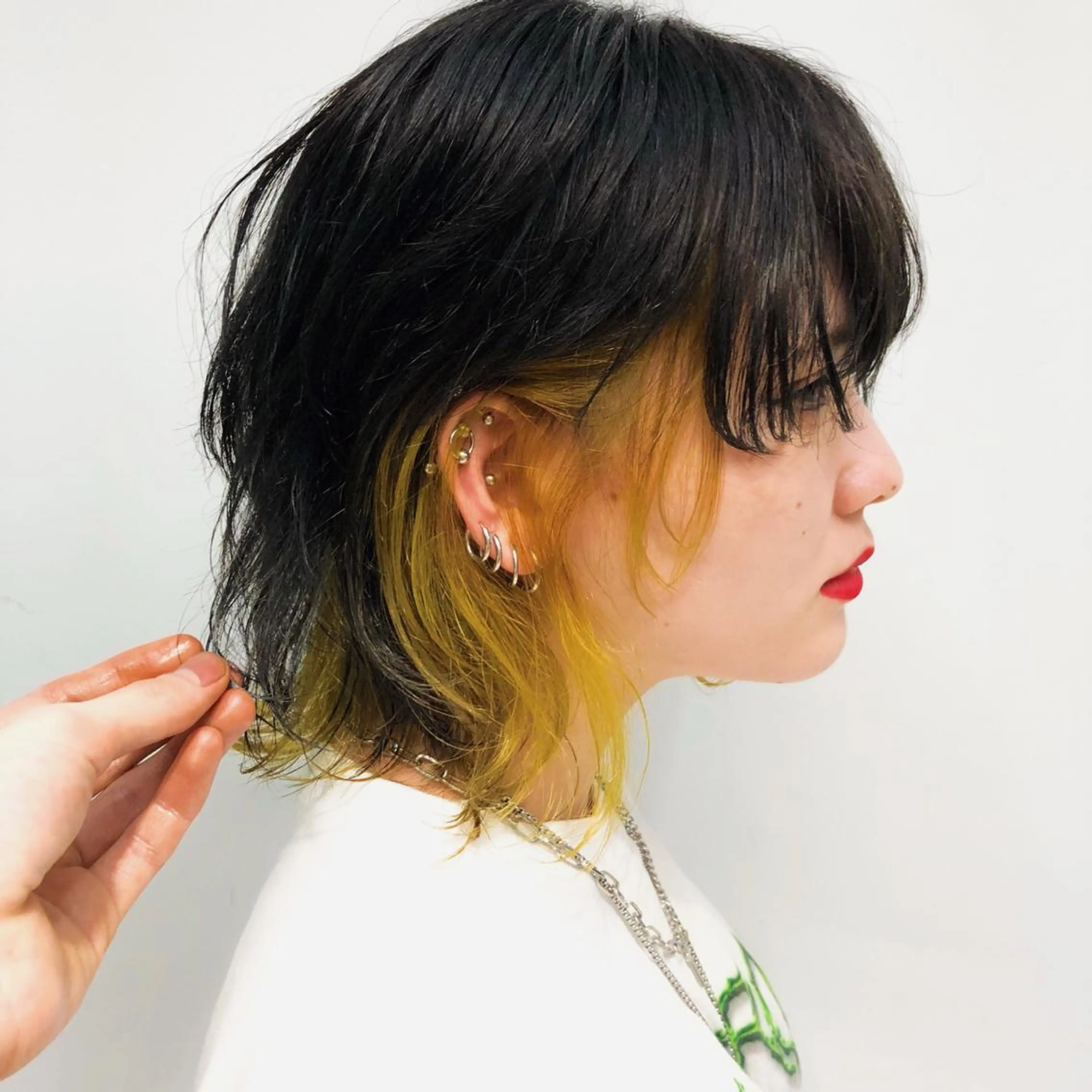 ショート カラー デザインカラー デザイン/レイヤー Kaito🐩/栄のヘアスタイル