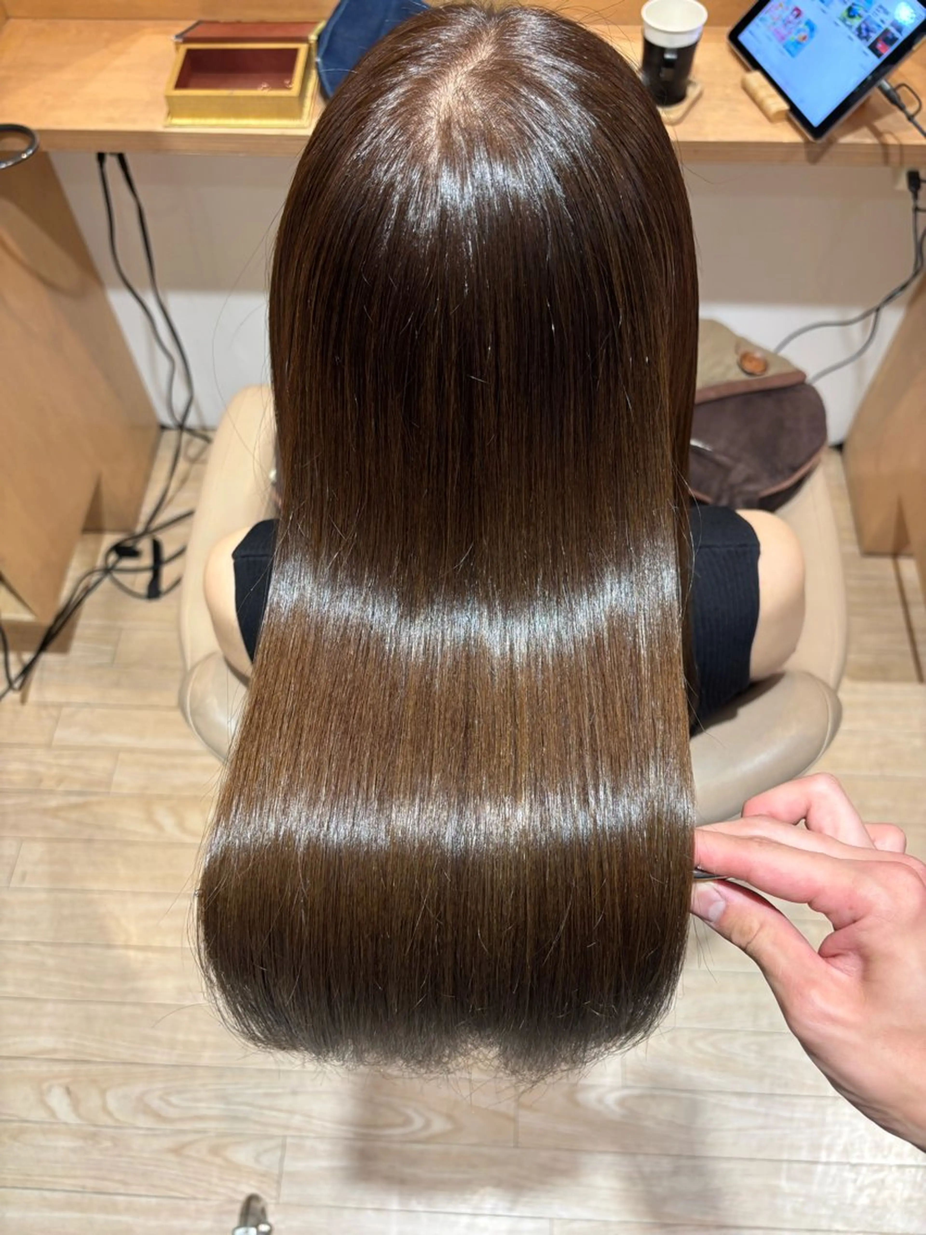 ロング カット ヘアカラー トリートメント [Amphi Tokyo]宮原のヘアスタイル