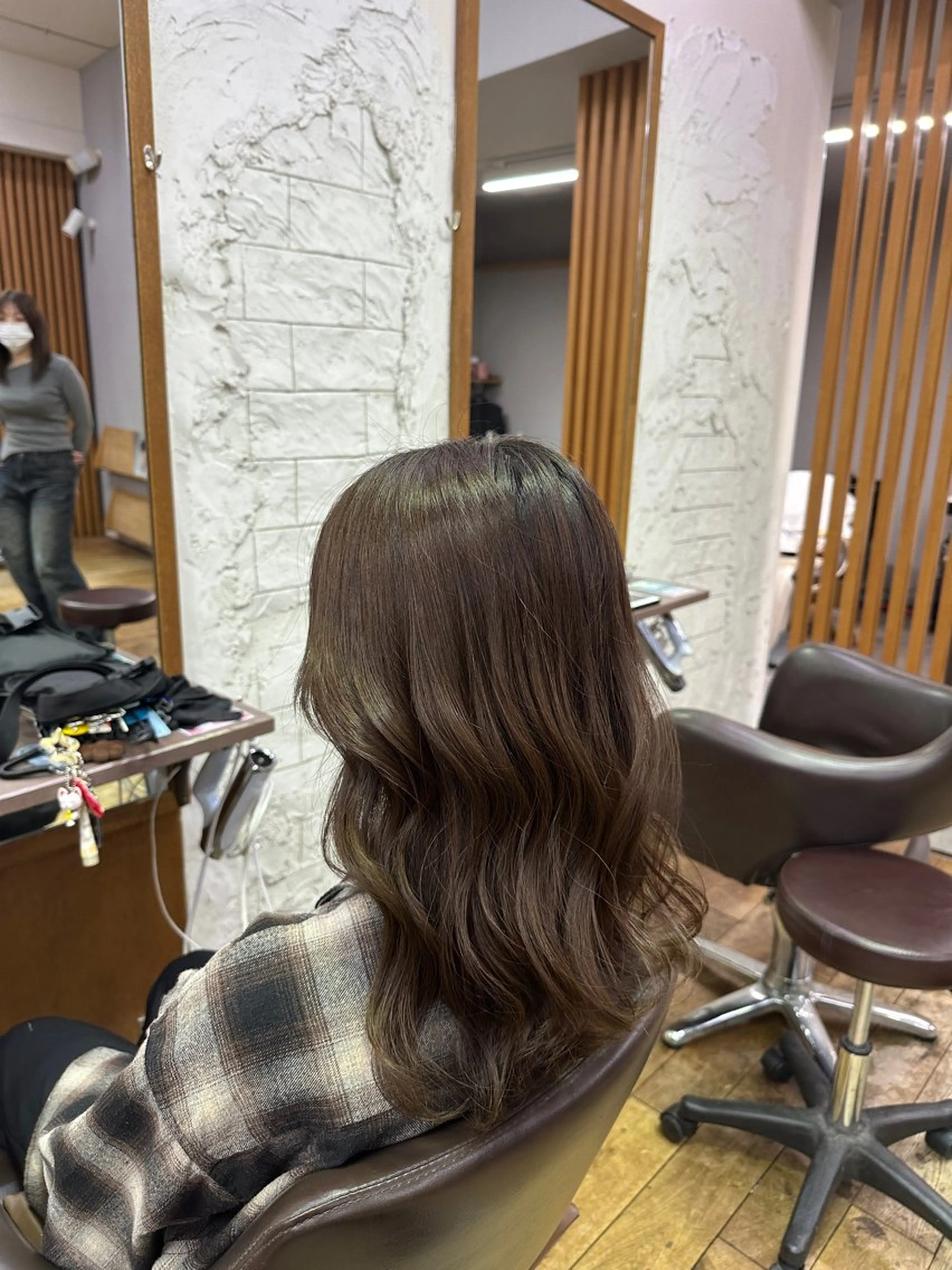 ミディアム カラー カット ヘアカラー トリートメント peqss/ keita🏄‍♂️のヘアスタイル