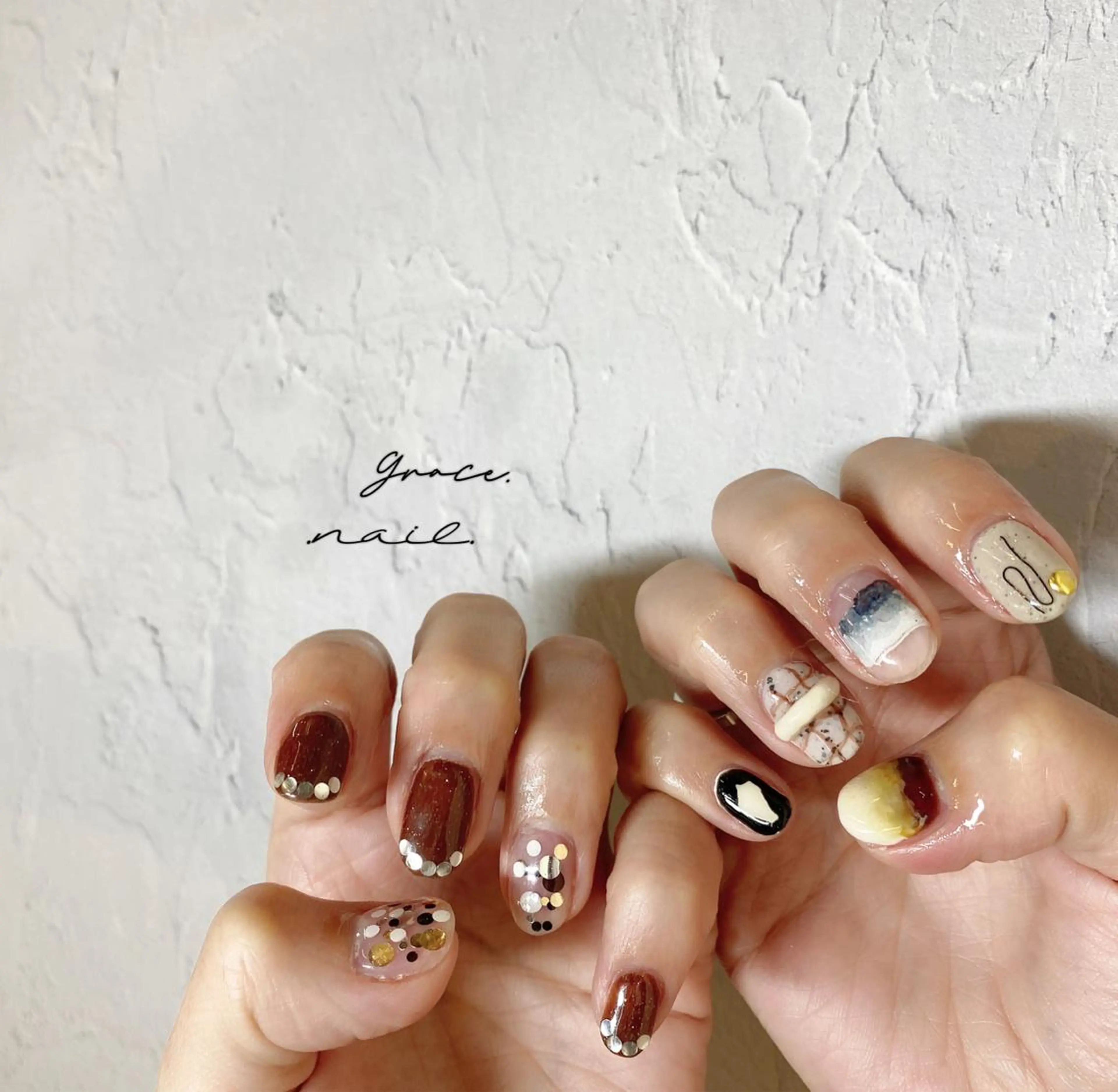 ネイル ハンドネイル ☆*｡Grace Nail｡*☆のネイルデザイン