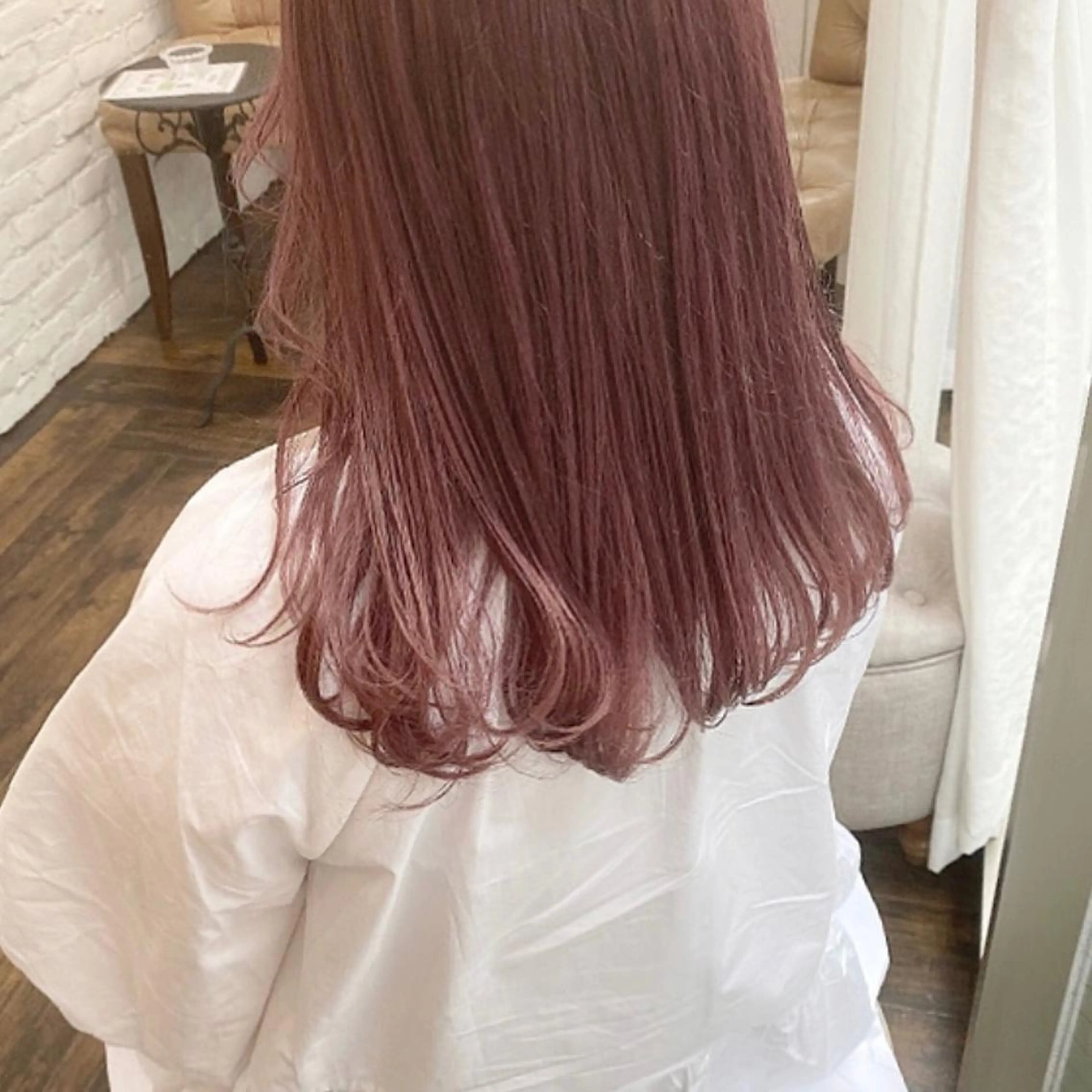 ロング カラー 田中 優衣のヘアスタイル