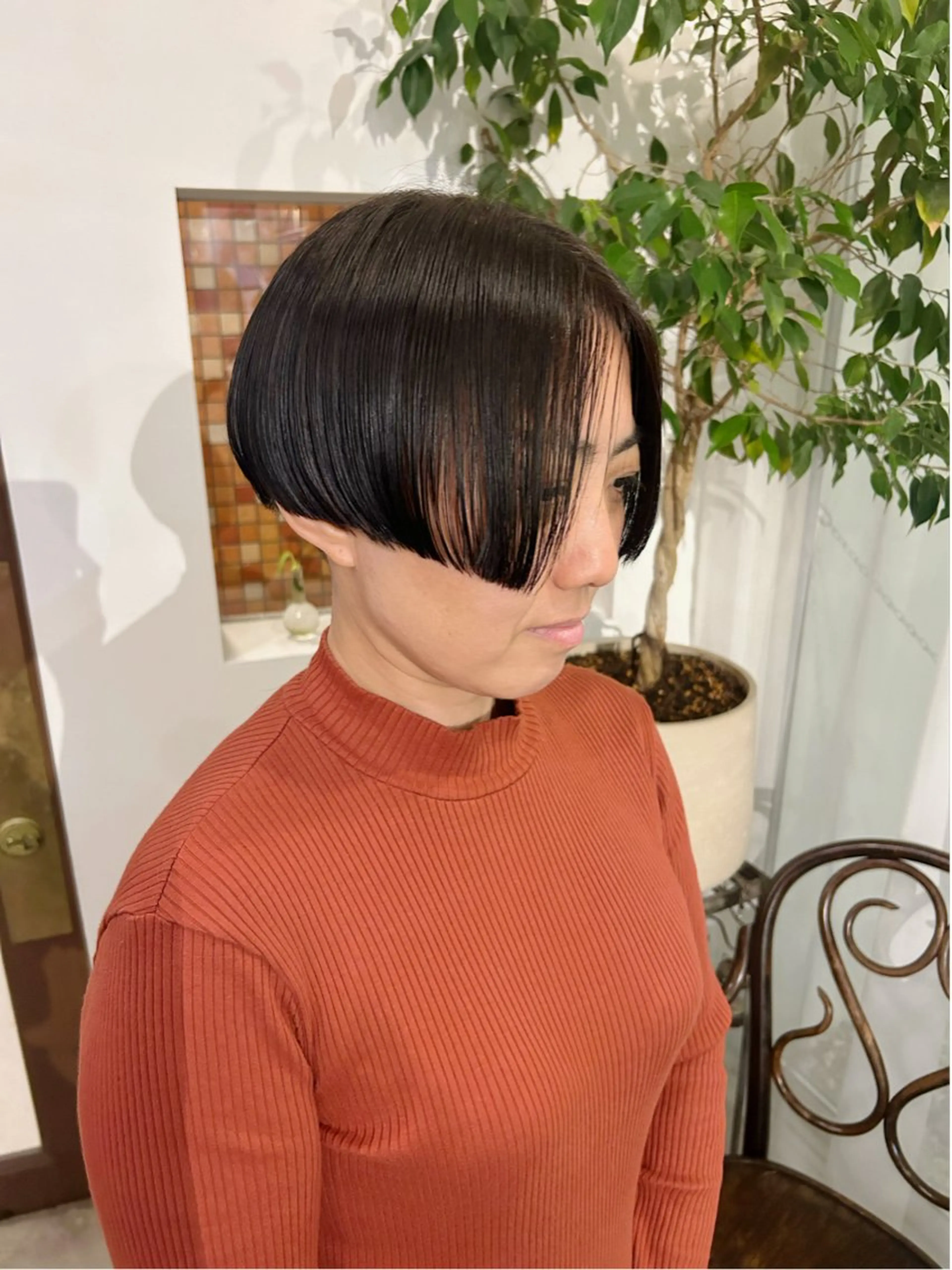 ショート ハンサムショート ショートヘア 谷澤 朋佳のヘアスタイル