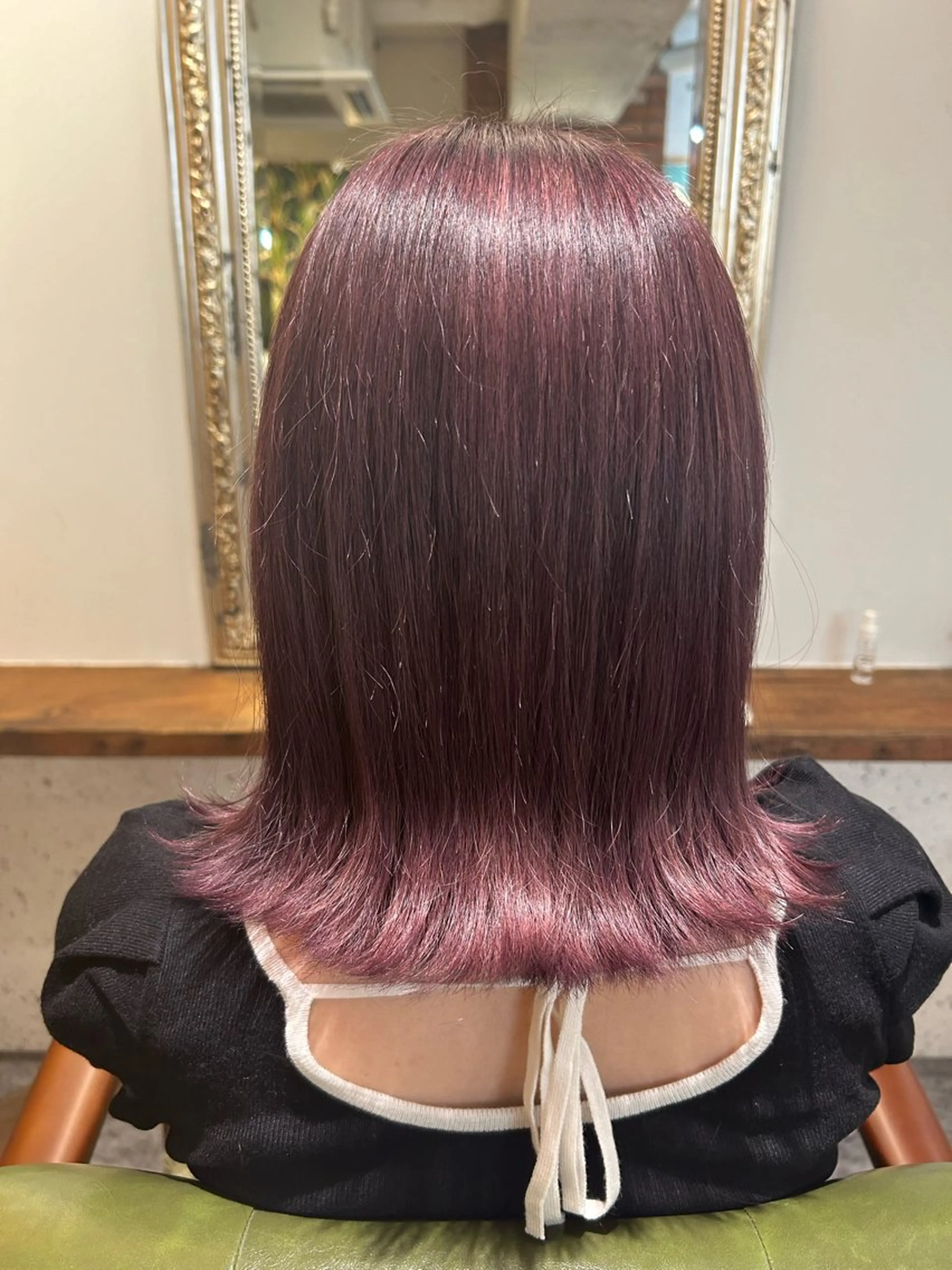セミロング カラー 佐藤亜沙美 ✨カット&カラー✨のヘアスタイル