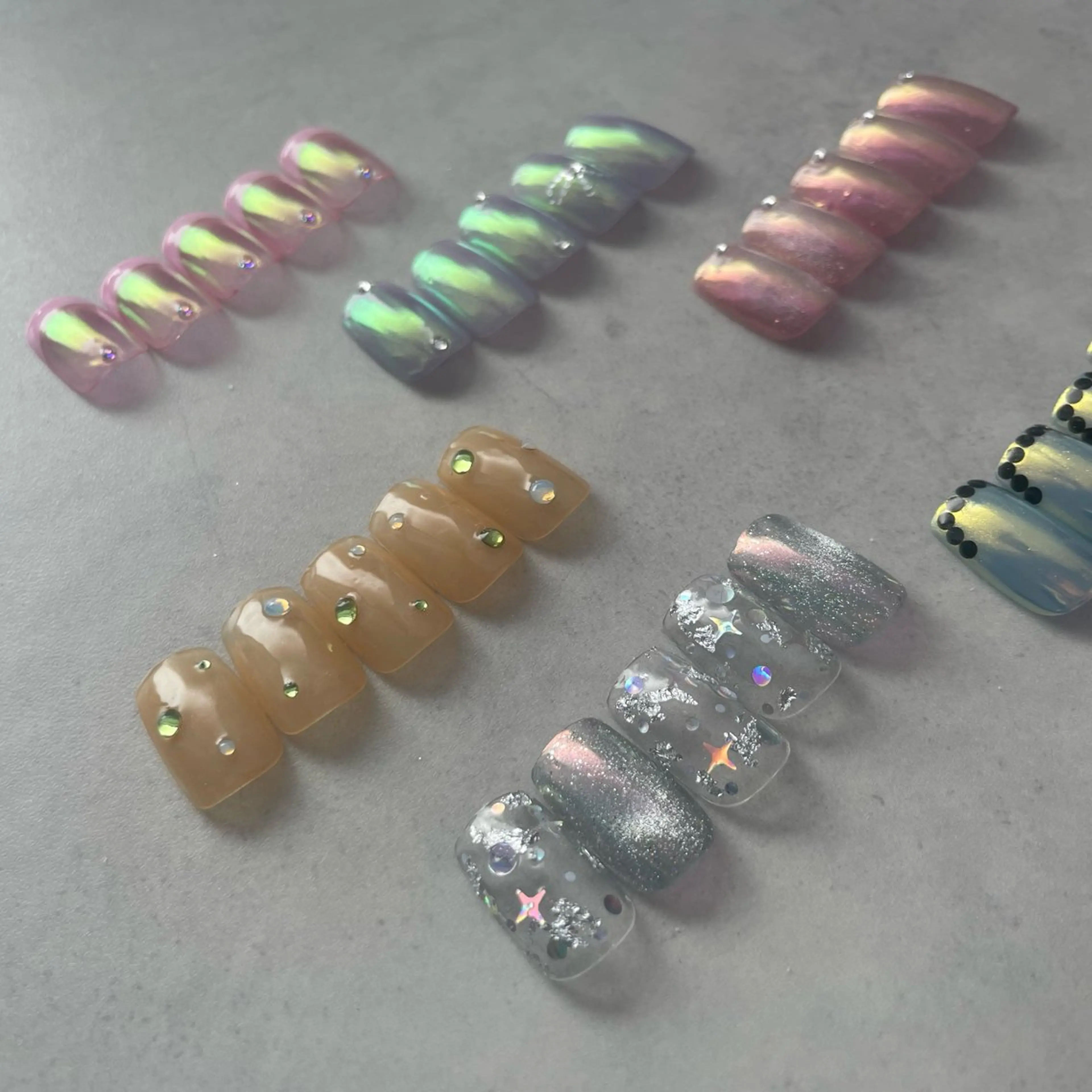 ネイル フレンチネイル キラキラネイル マグネットネイル ハンドネイル MiLK.   Nail&Eyelash所属・MiLK. wakaのマツエク・マツパデザイン